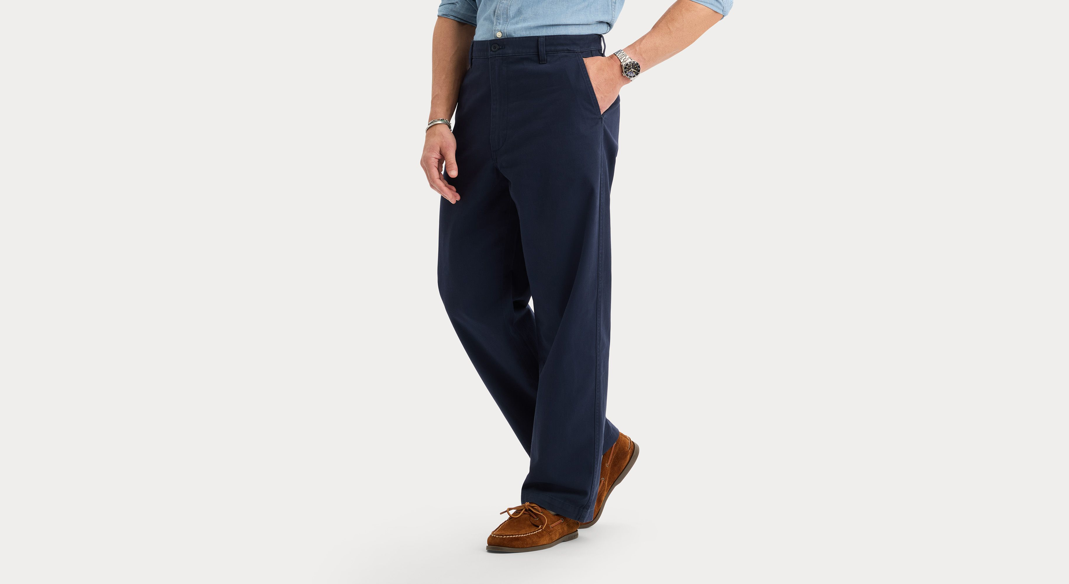 Dockers Eighty-Six Original chino bleu loose