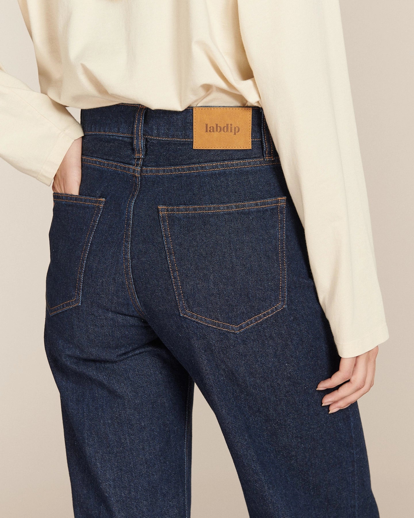 Labdip Sully Long jean droit brut 100% coton recyclé