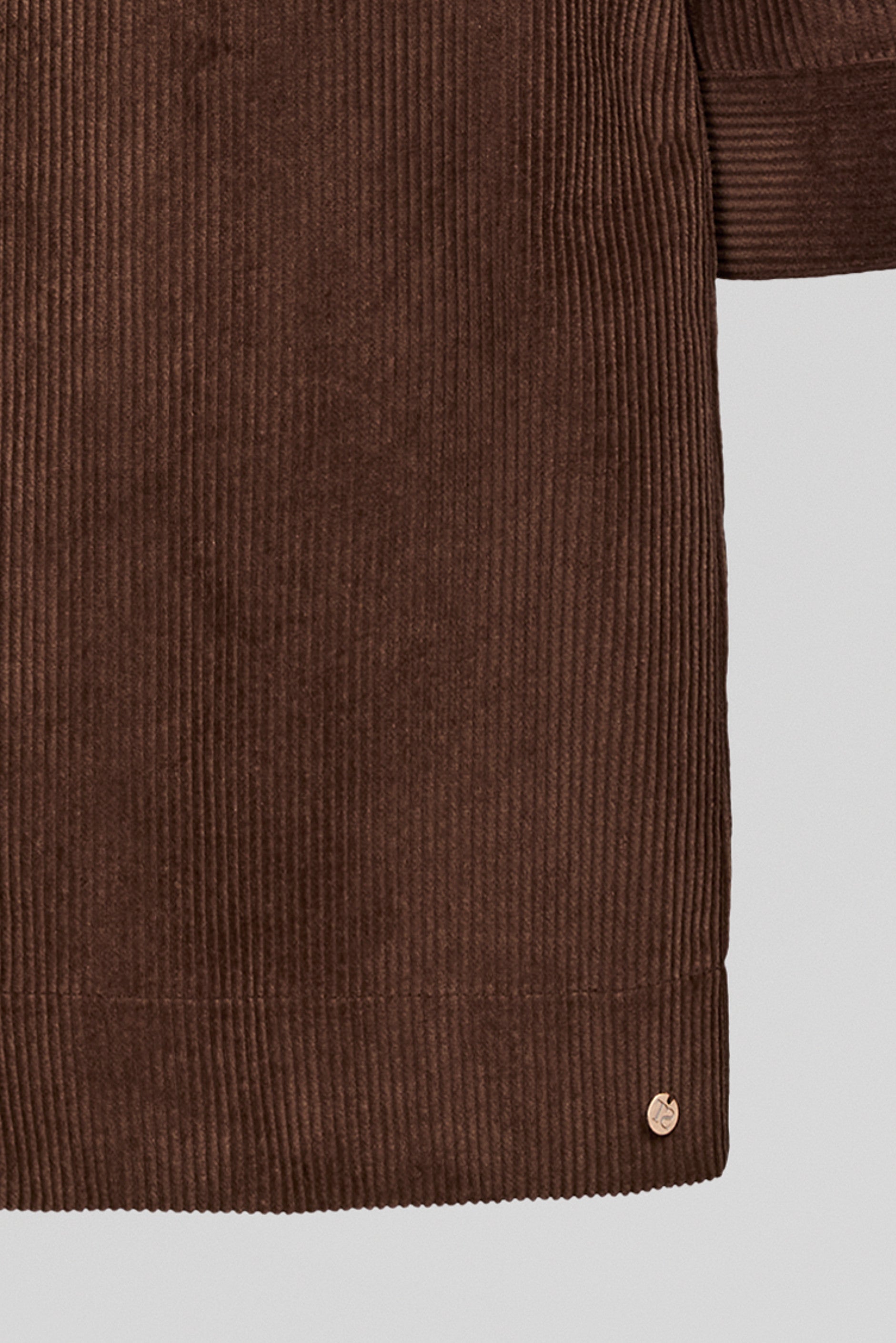 Teddy Smith R-Vicka ML robe velours chocolat femme