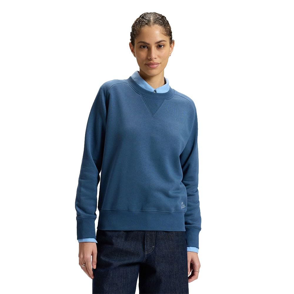 Lee Raglan Crew SWS sweat femme marron luxueux polaire