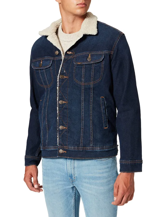 Lee Sherpa veste en jean Dark Sidney doublure sherpa