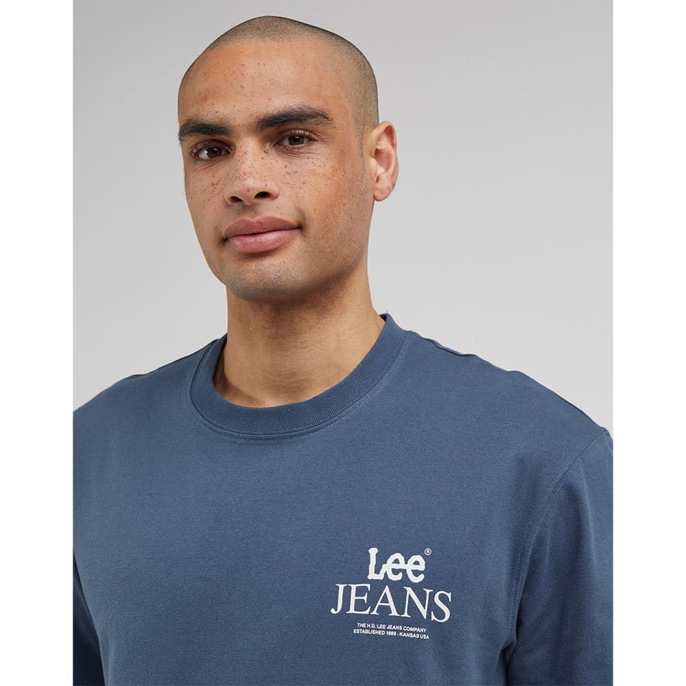 Lee Logo Loose Tee t-shirt homme noir délavé coton