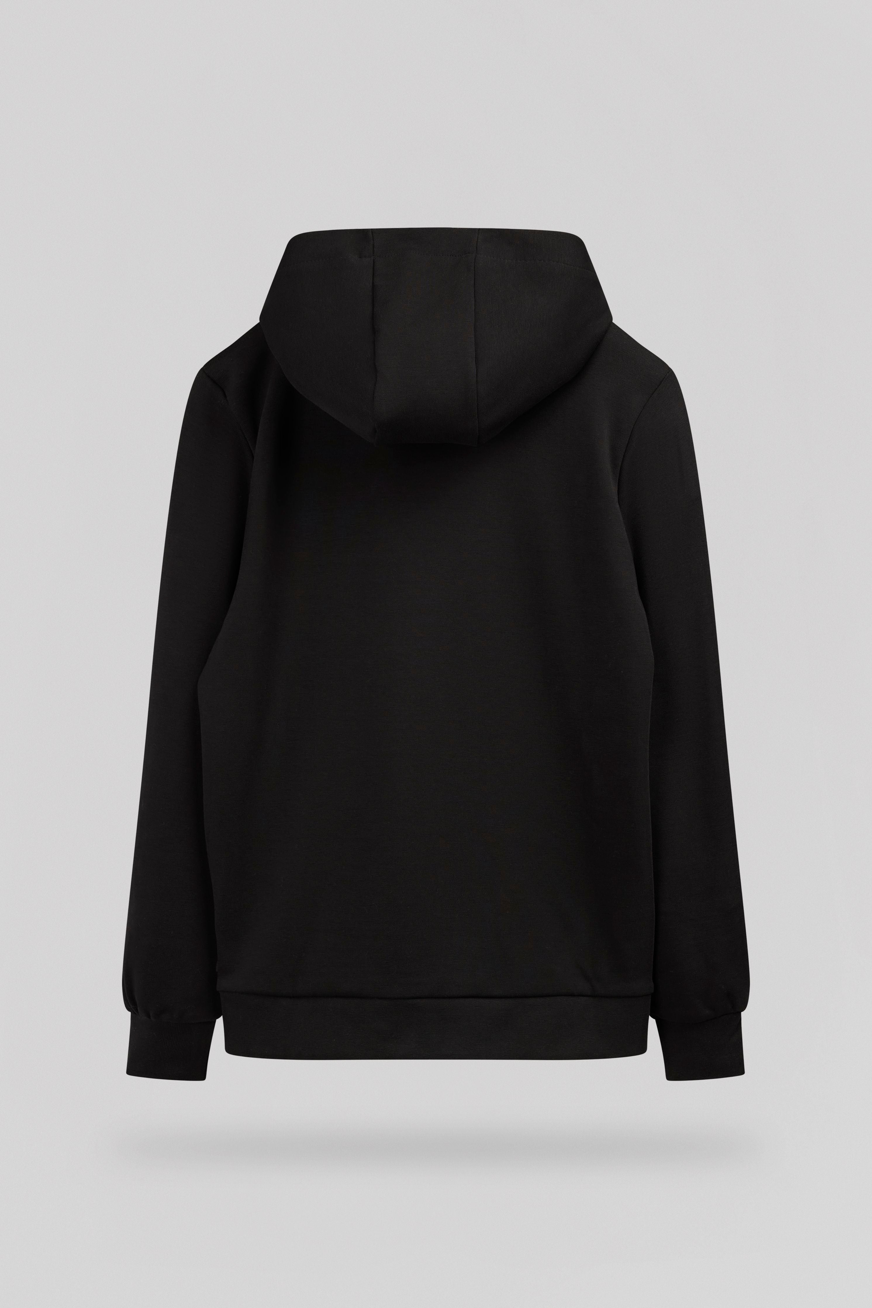 Teddy Smith S-Company Hoody JR sweat capuche garçon noir coton