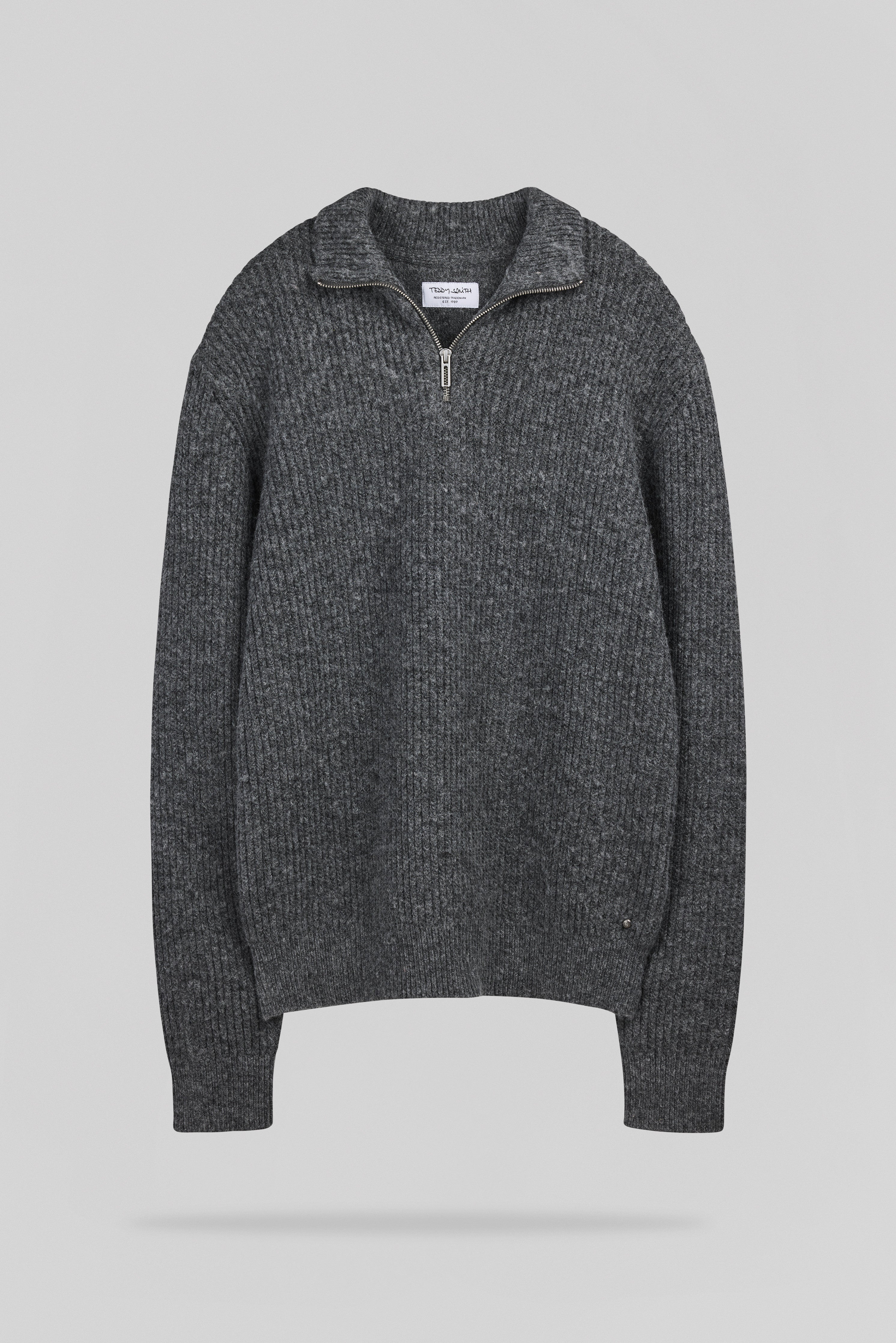 Teddy Smith P-Clayton pull col camionneur melange black