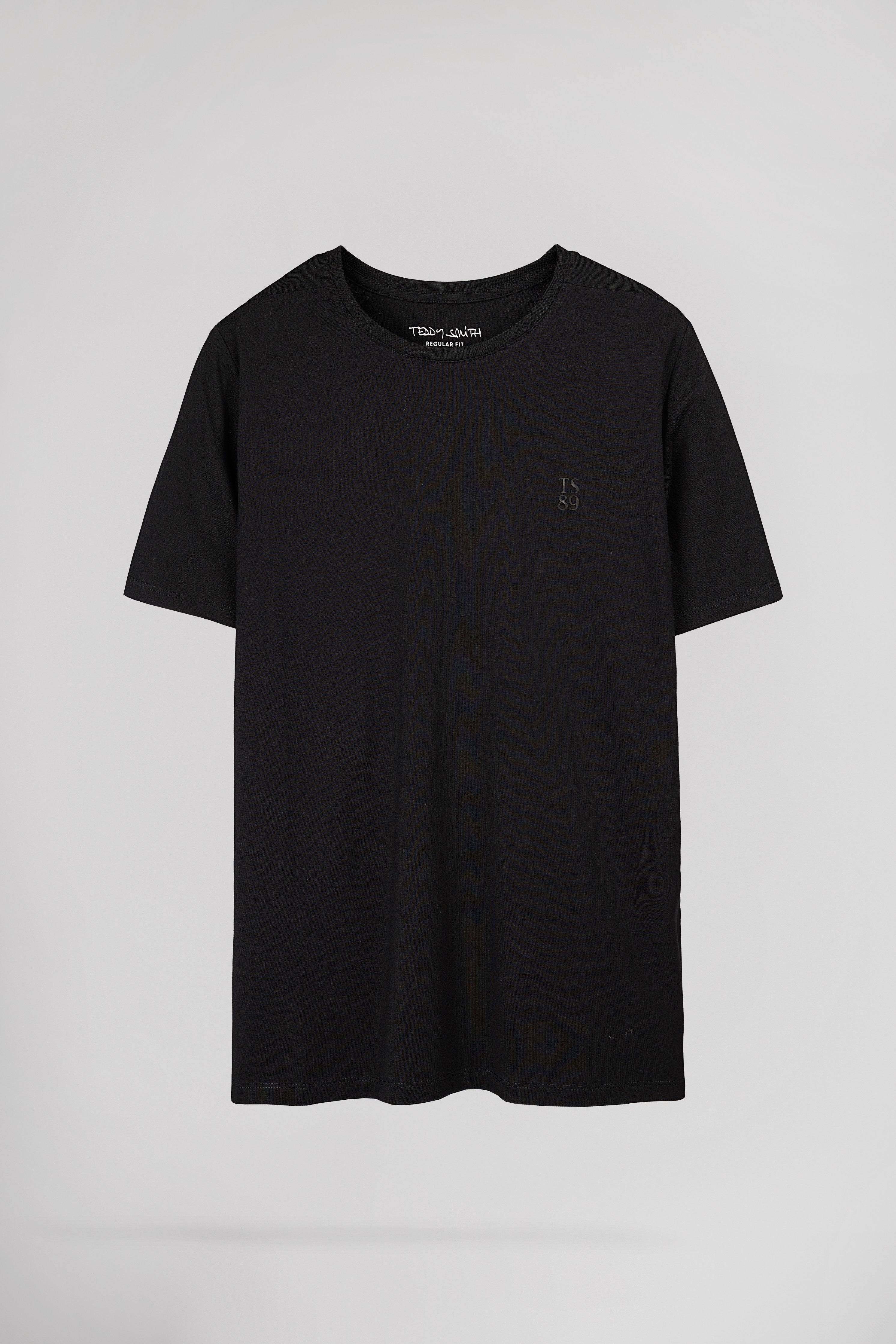 Teddy Smith T-Telo MC t-shirt noir regular coton stretch