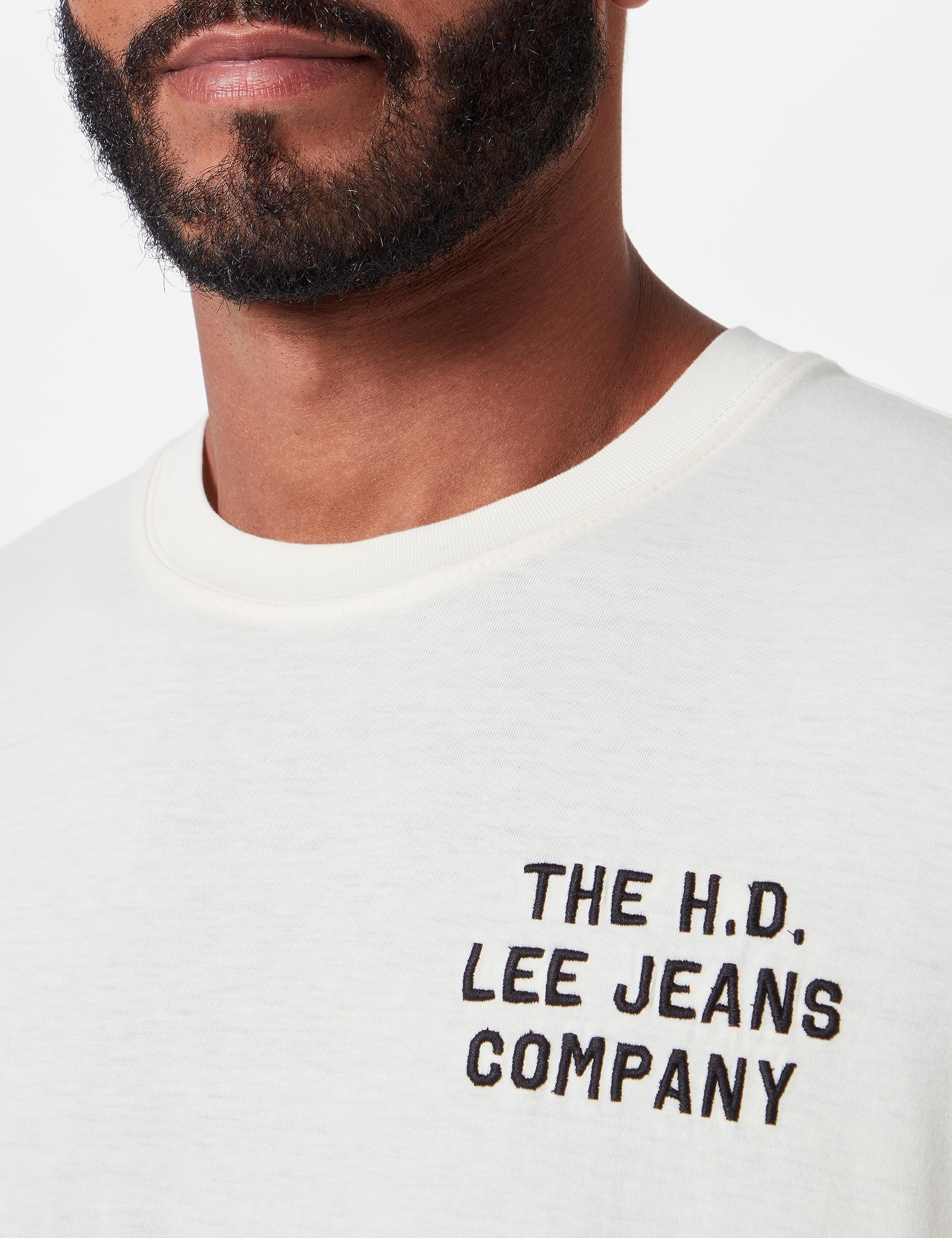 Lee Relaxed LS Tee T-shirt Homme M écru manche longue