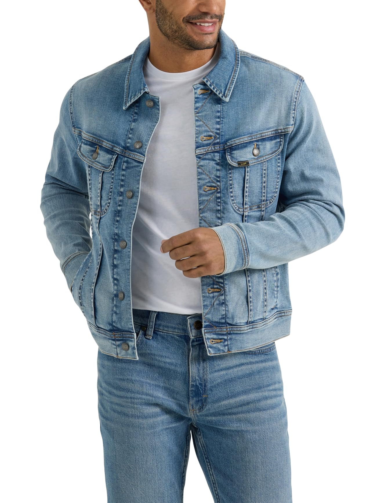 Lee Extreme Motion Rider Veste jean homme denim