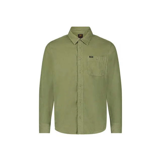 Lee Leesure chemise regular Mercantile Green coton homme
