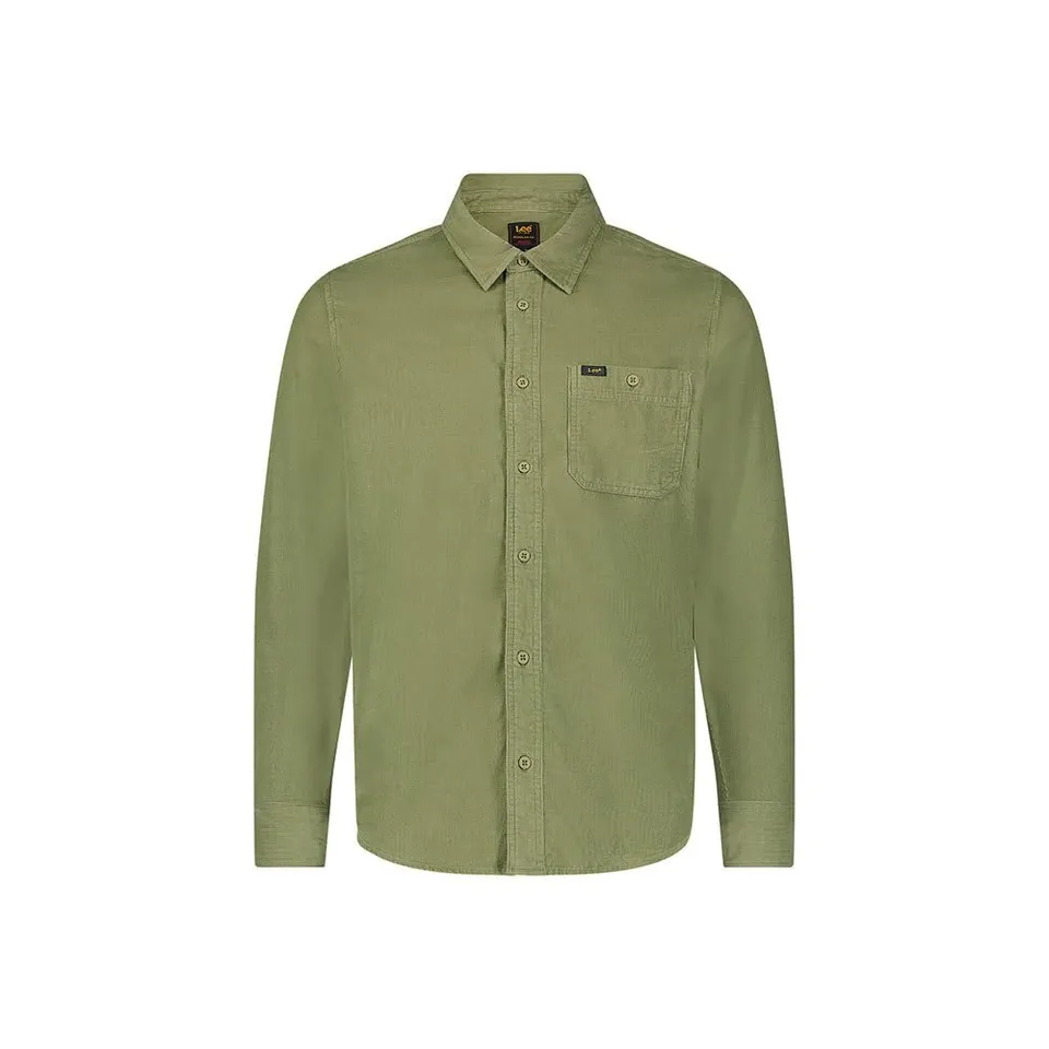 Lee Leesure chemise regular Mercantile Green coton homme