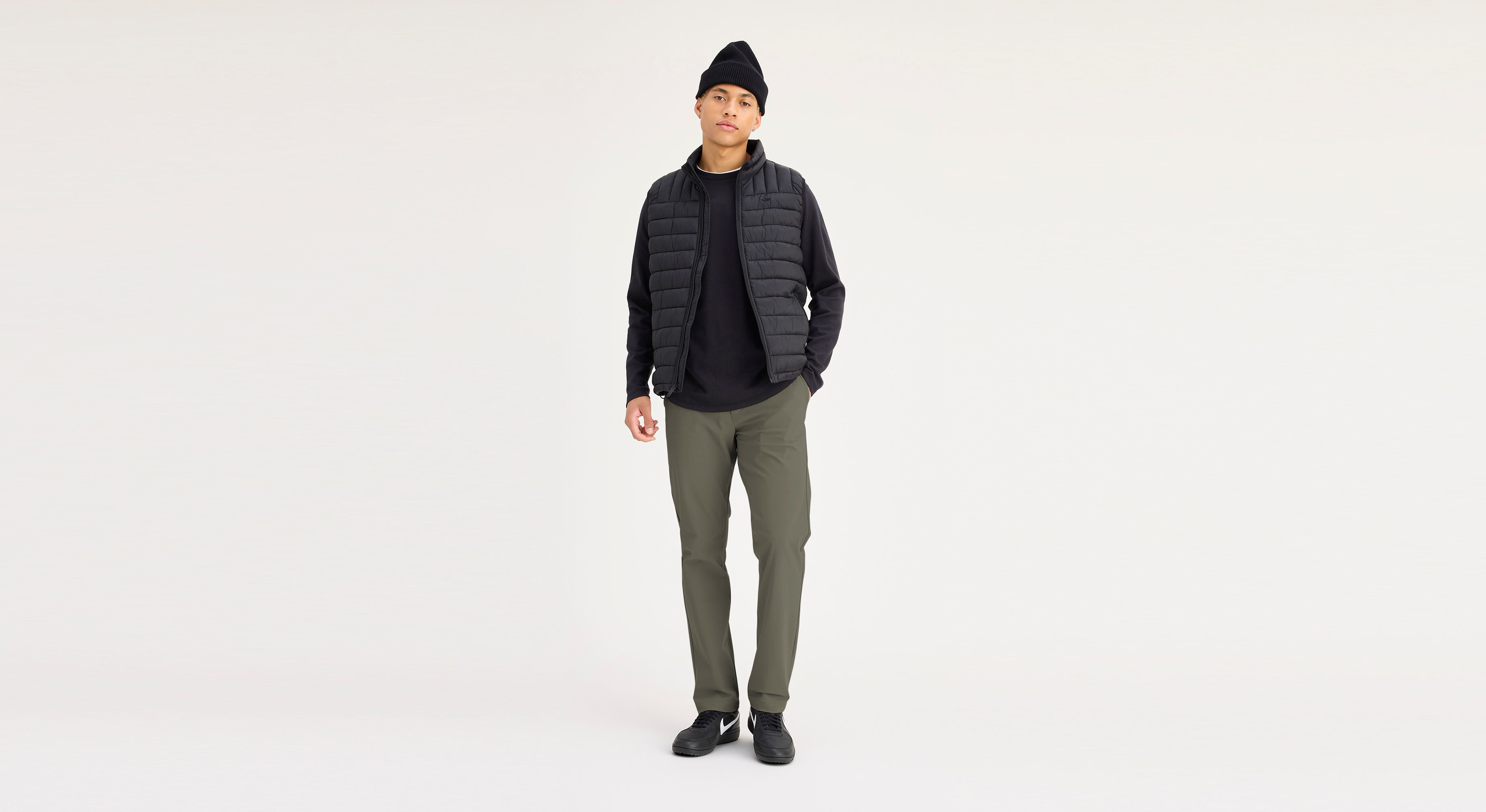Dockers Go chino slim vert Tea Leaf