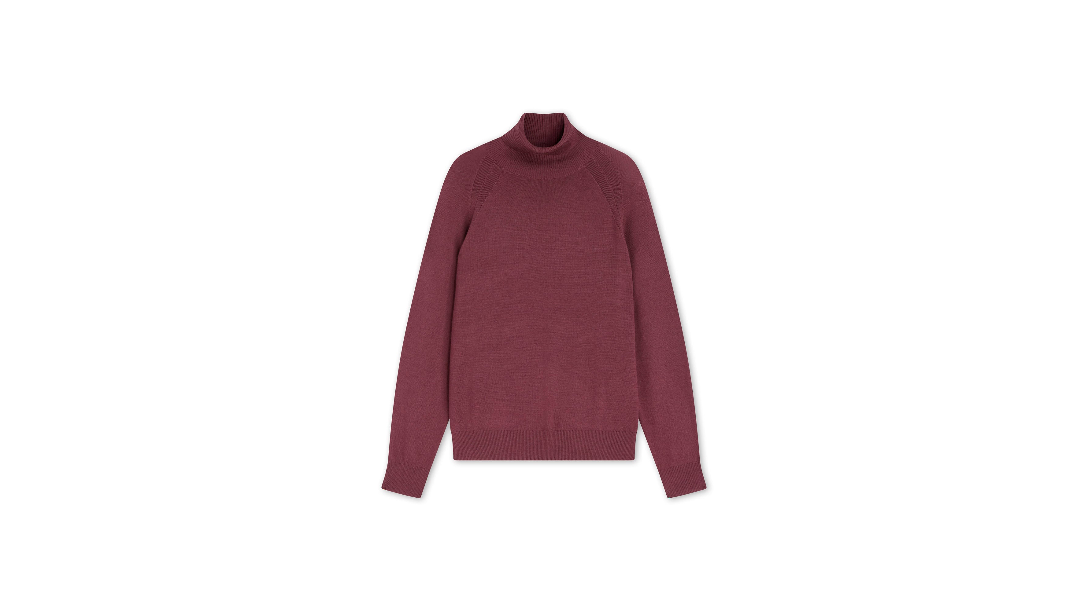 Dockers pull col roulé regular rouge sassafras M