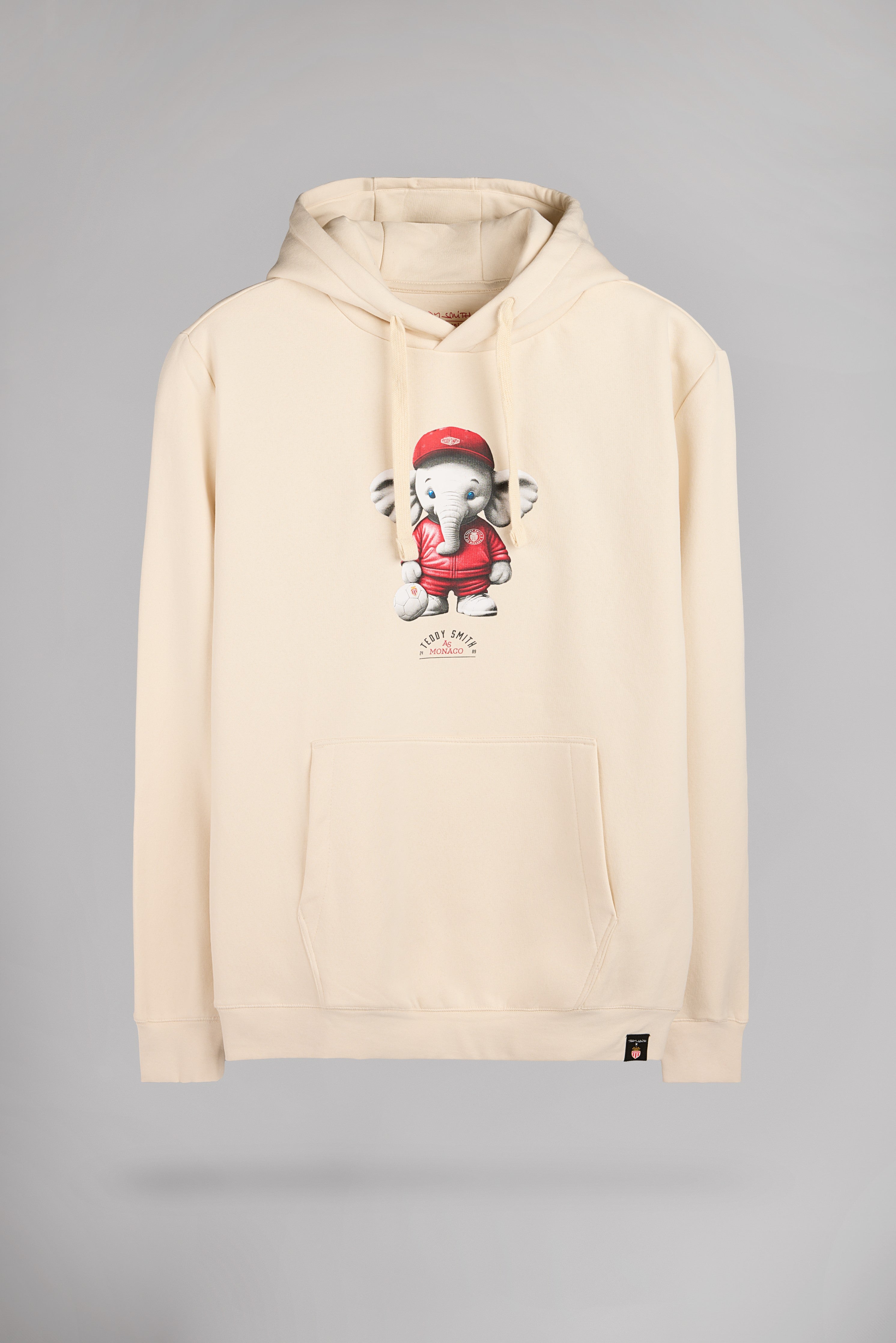 Teddy Smith S-Mascotte Hood sweat capuche cream homme