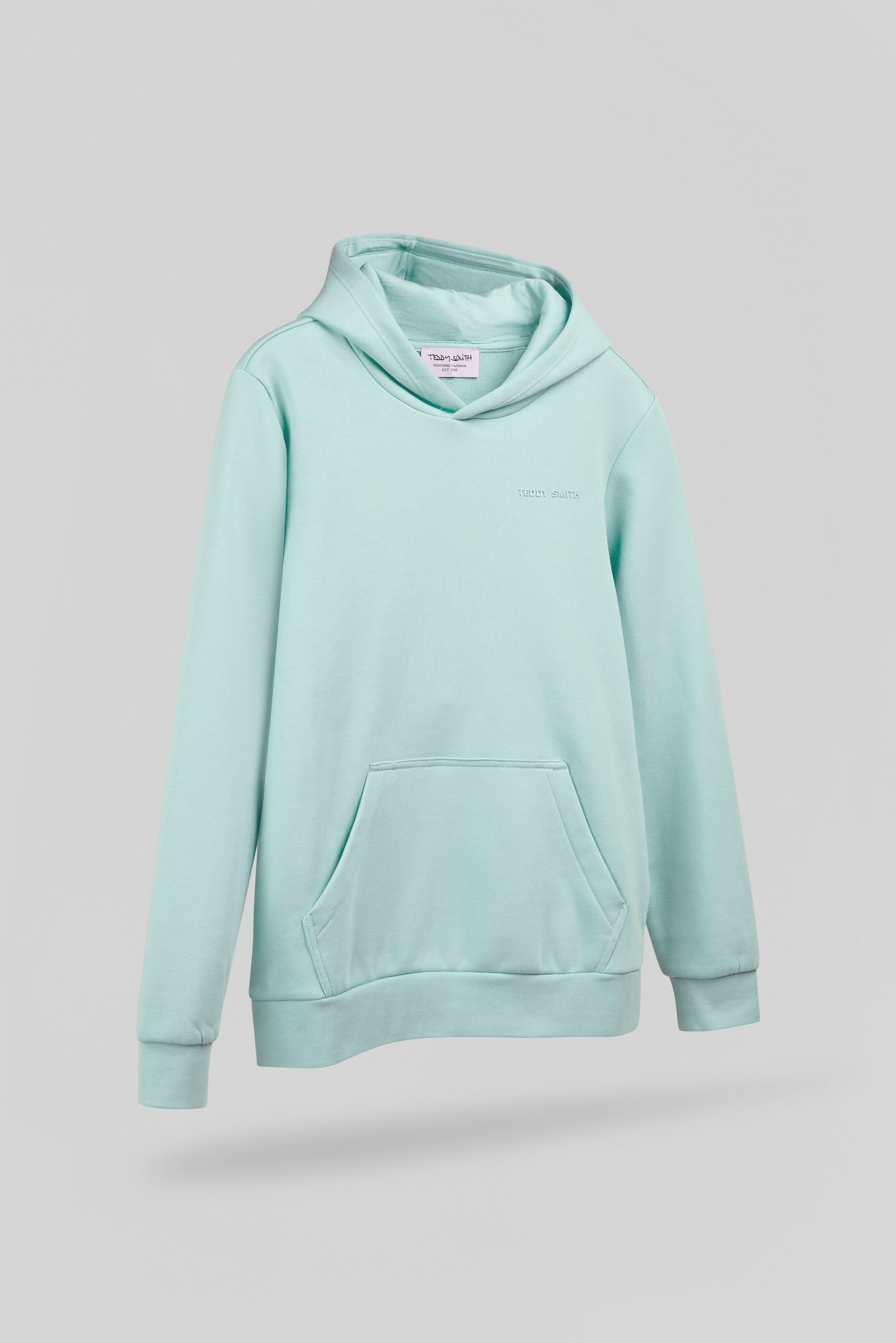 Teddy Smith S-Nark Hoody sweat capuche garçon bleu menthol