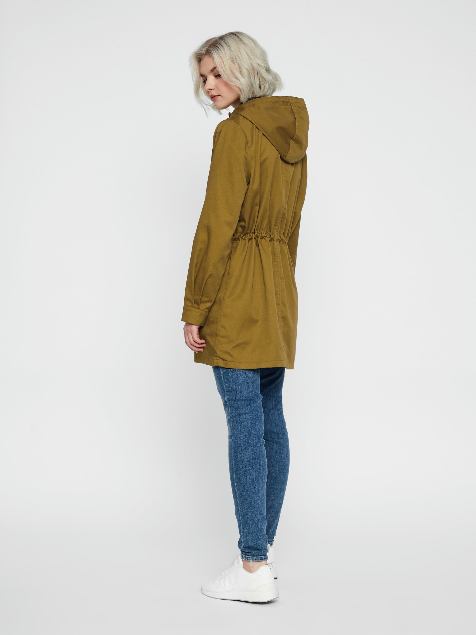 Noisy May veste longue à capuche coton 83 cm