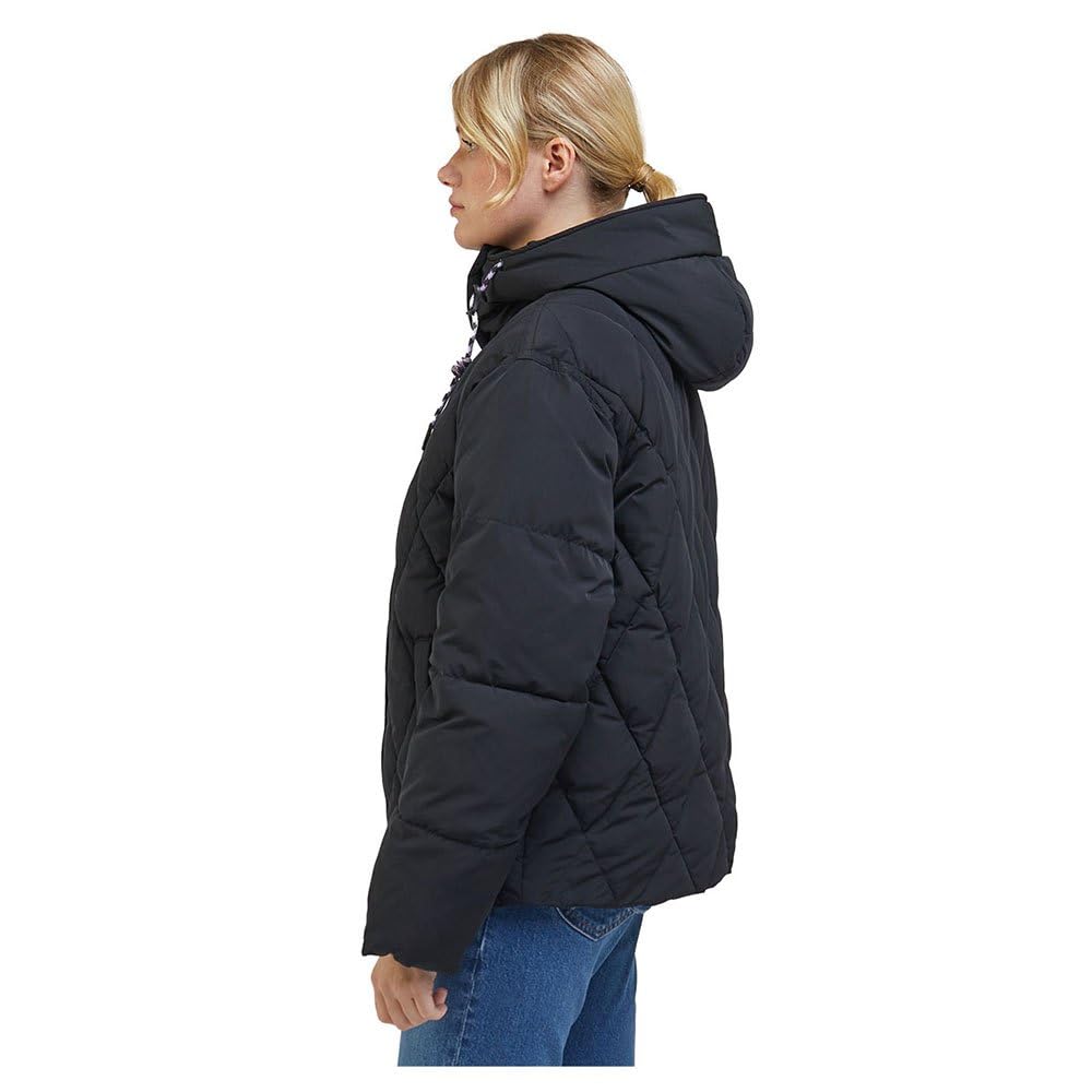 Lee Unionall BLK doudoune courte femme noir matelassée