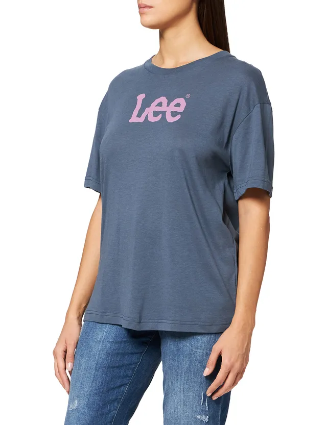 Lee Relaxed Crew Tee t-shirt blanc manches longues