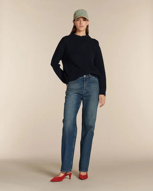 Labdip Paris Denim Blue Stone jean droit relaxed