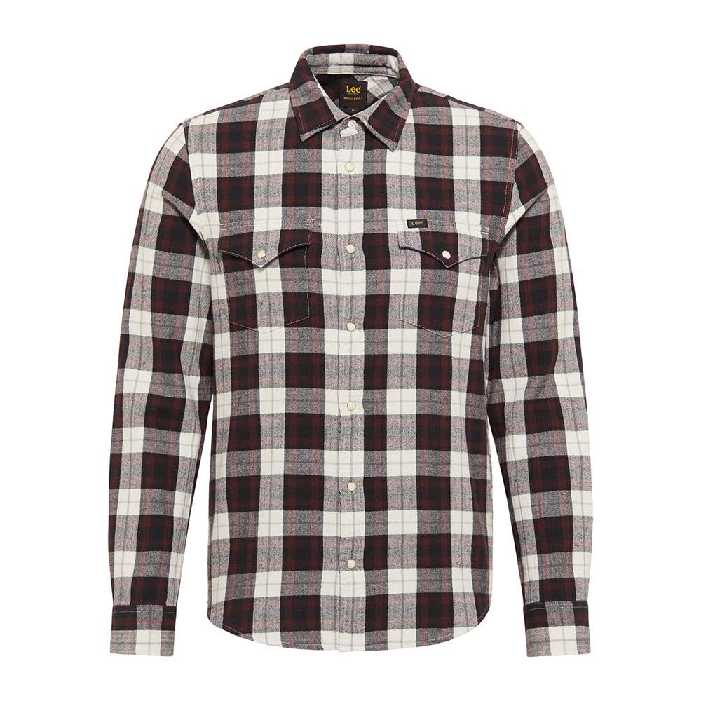 Lee Clean Regular Western T-shirt Homme Velvet Beet