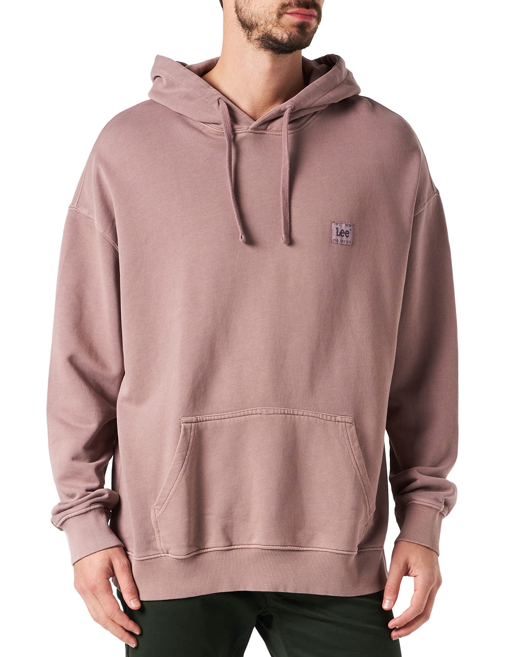 Lee Core Loose hoodie homme Clay coton port quotidien