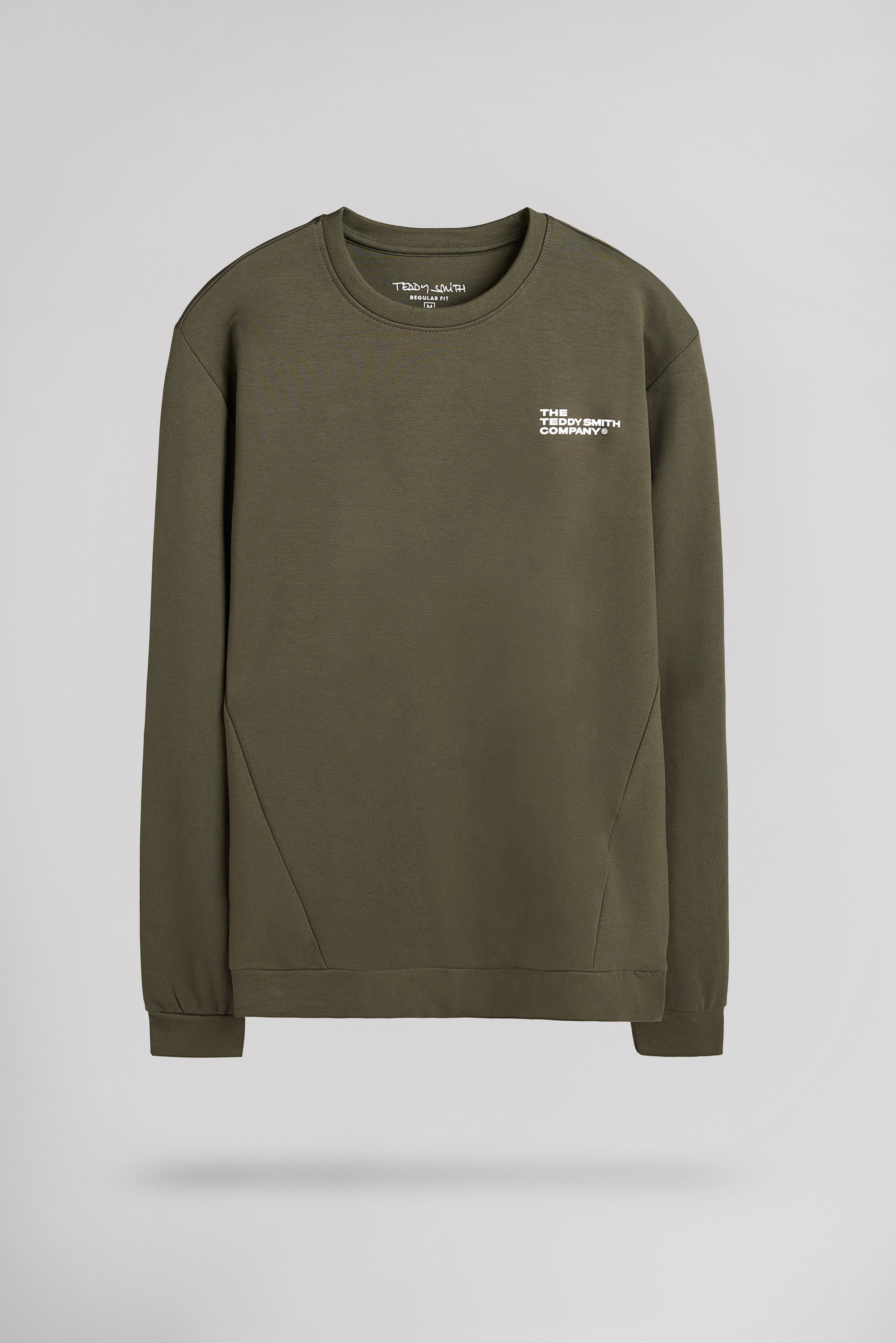 Teddy Smith S-Company RC Deep Kaki sweat col rond