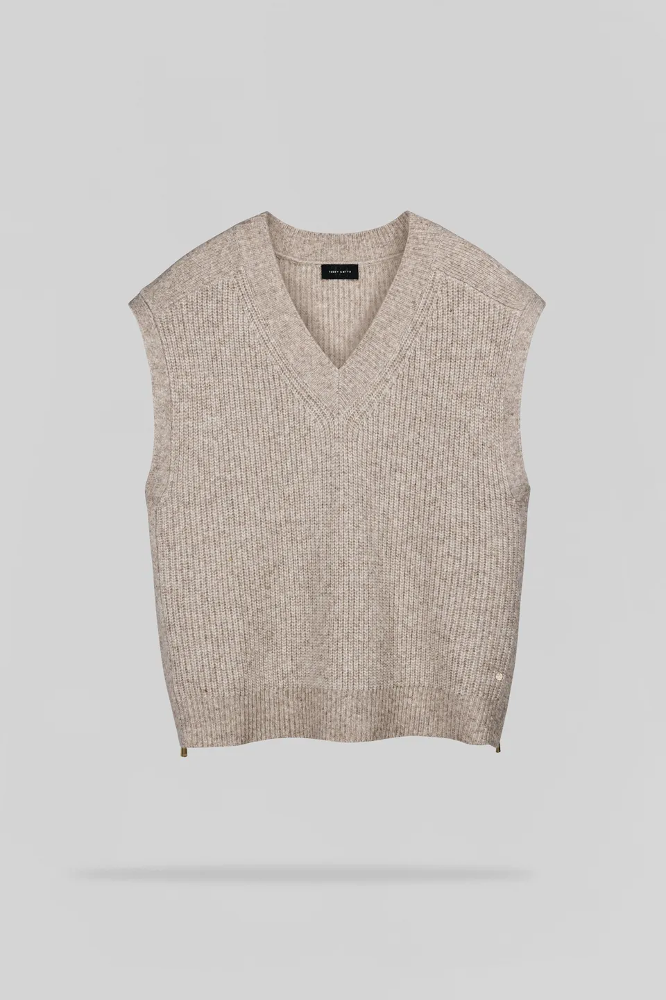 Teddy Smith P-Milo pull sans manche chocolat femme