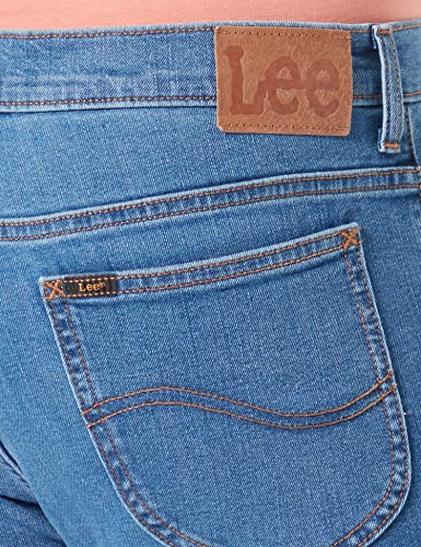 Lee Rider jean slim homme bleu délavé extensible