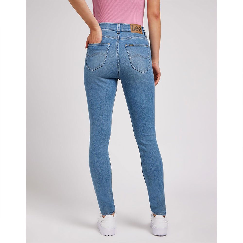 Lee High Rise Skinny jean femme Sugar Cloud 38W 33L