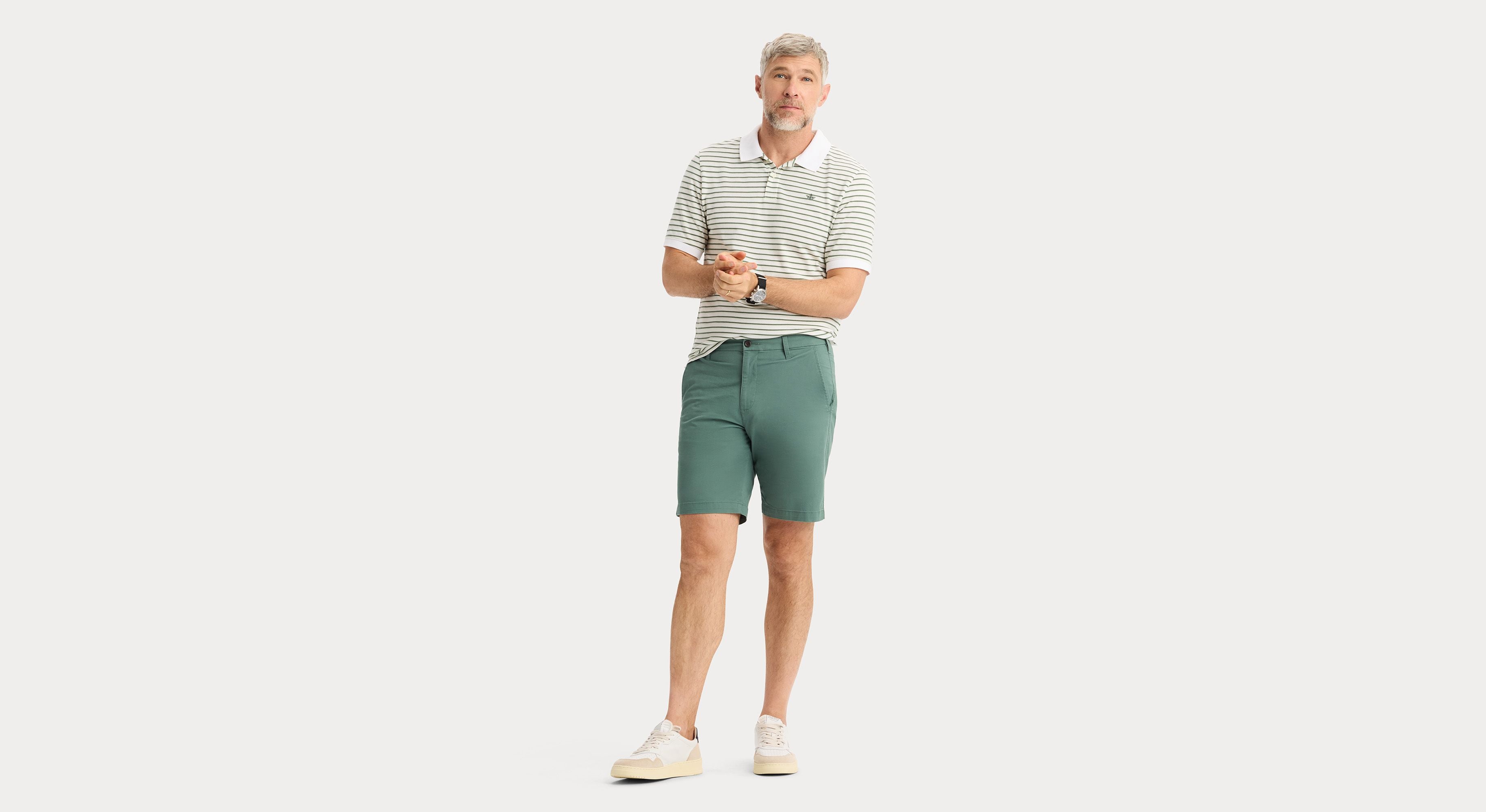 Dockers Ultimate Shorts short homme vert coupe droite