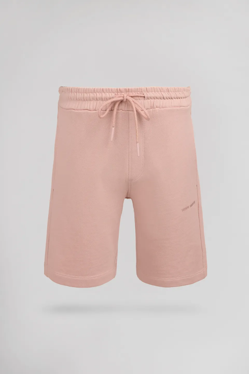 Teddy Smith S-Narky SH JR Bermuda garçon rose pastel molleton