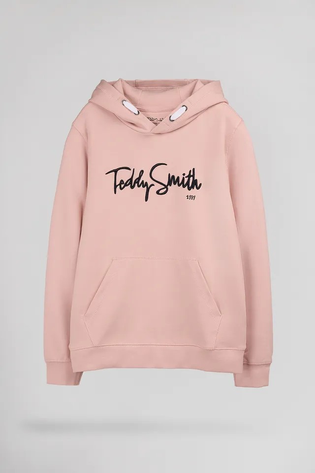 Teddy Smith S-Evry Hoody Jr sweat à capuche rose pastel garçon