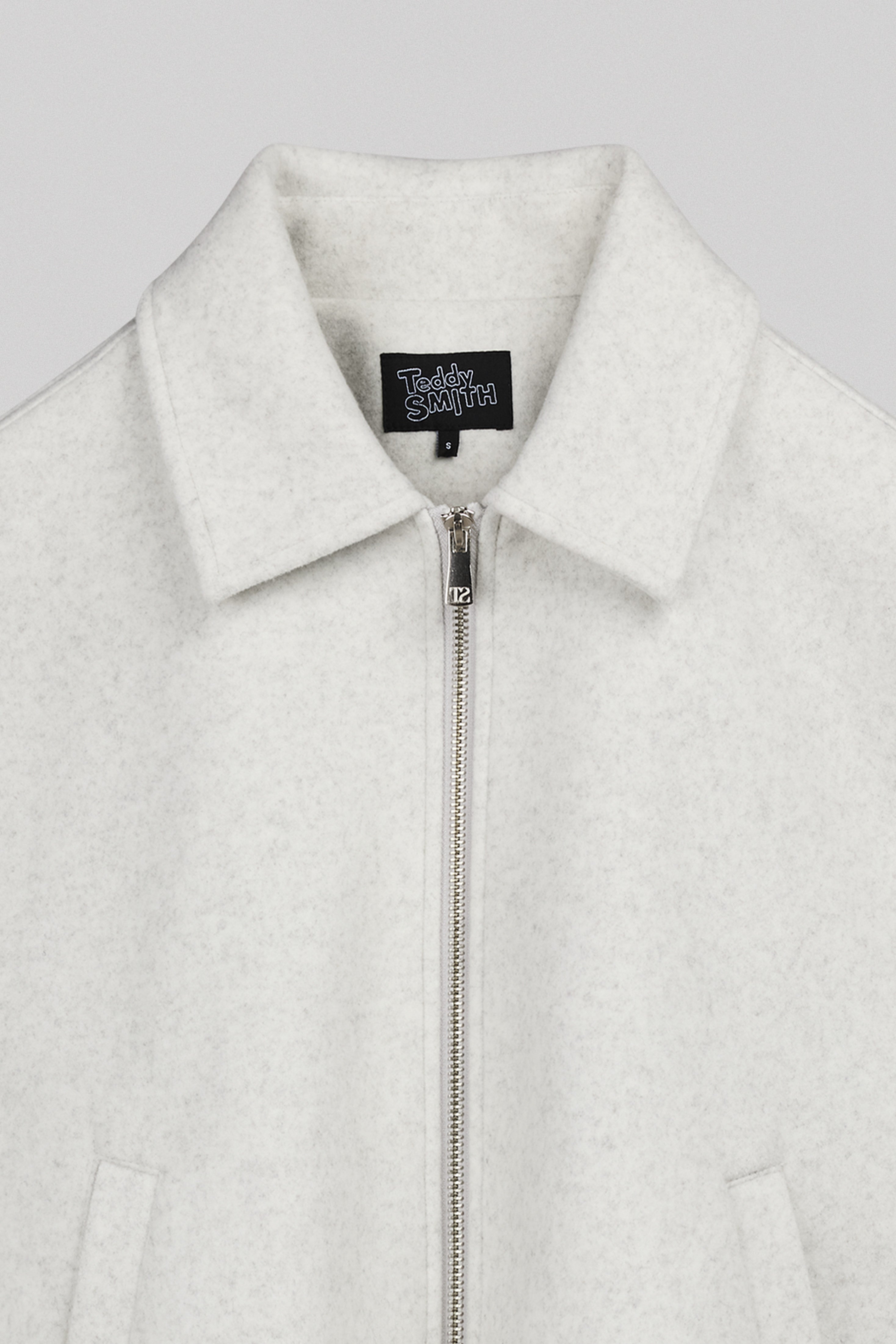 Teddy Smith B-Orana blouson ivoire chiné effet boule femme