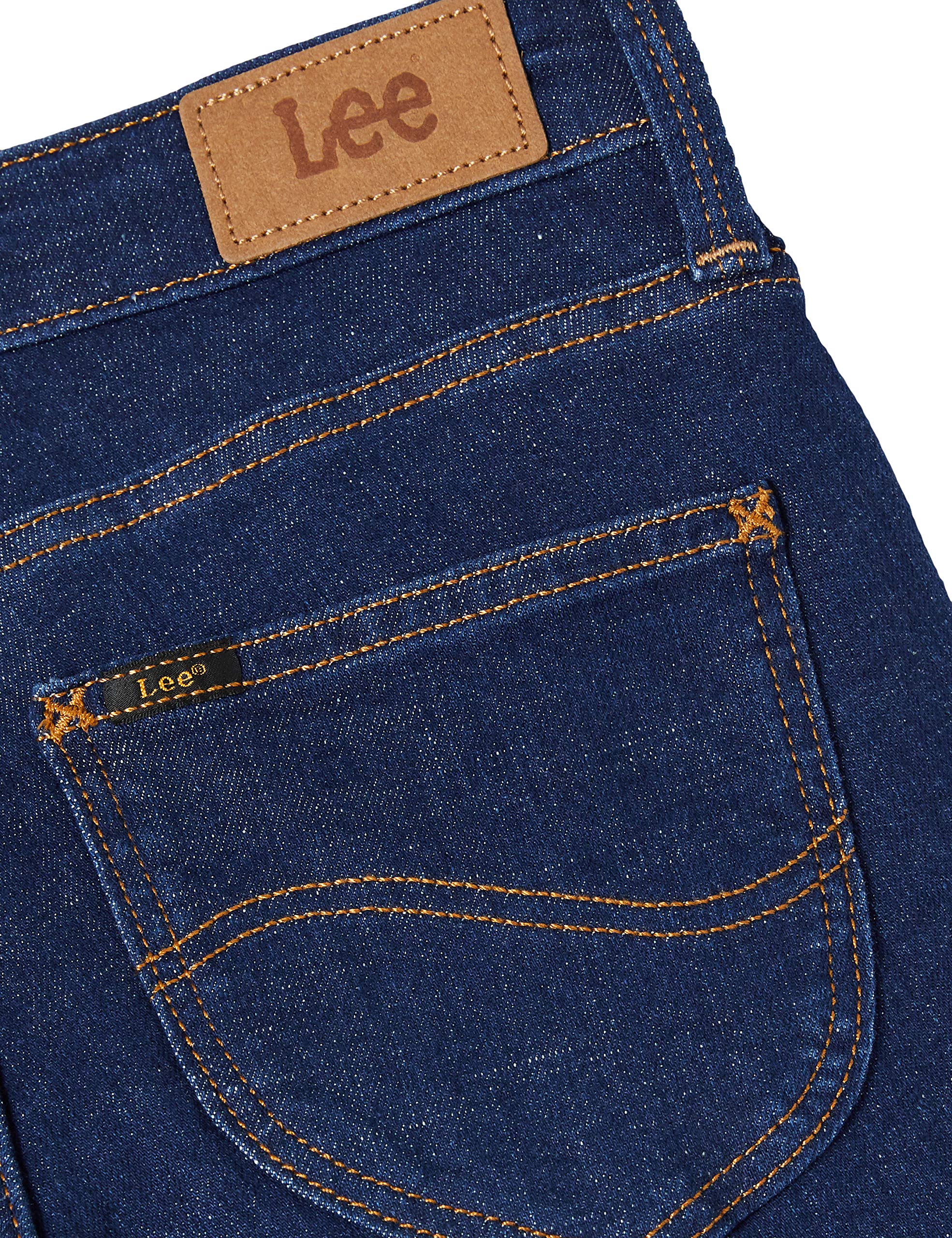 Lee Scarlett Cropped jean femme dark clement