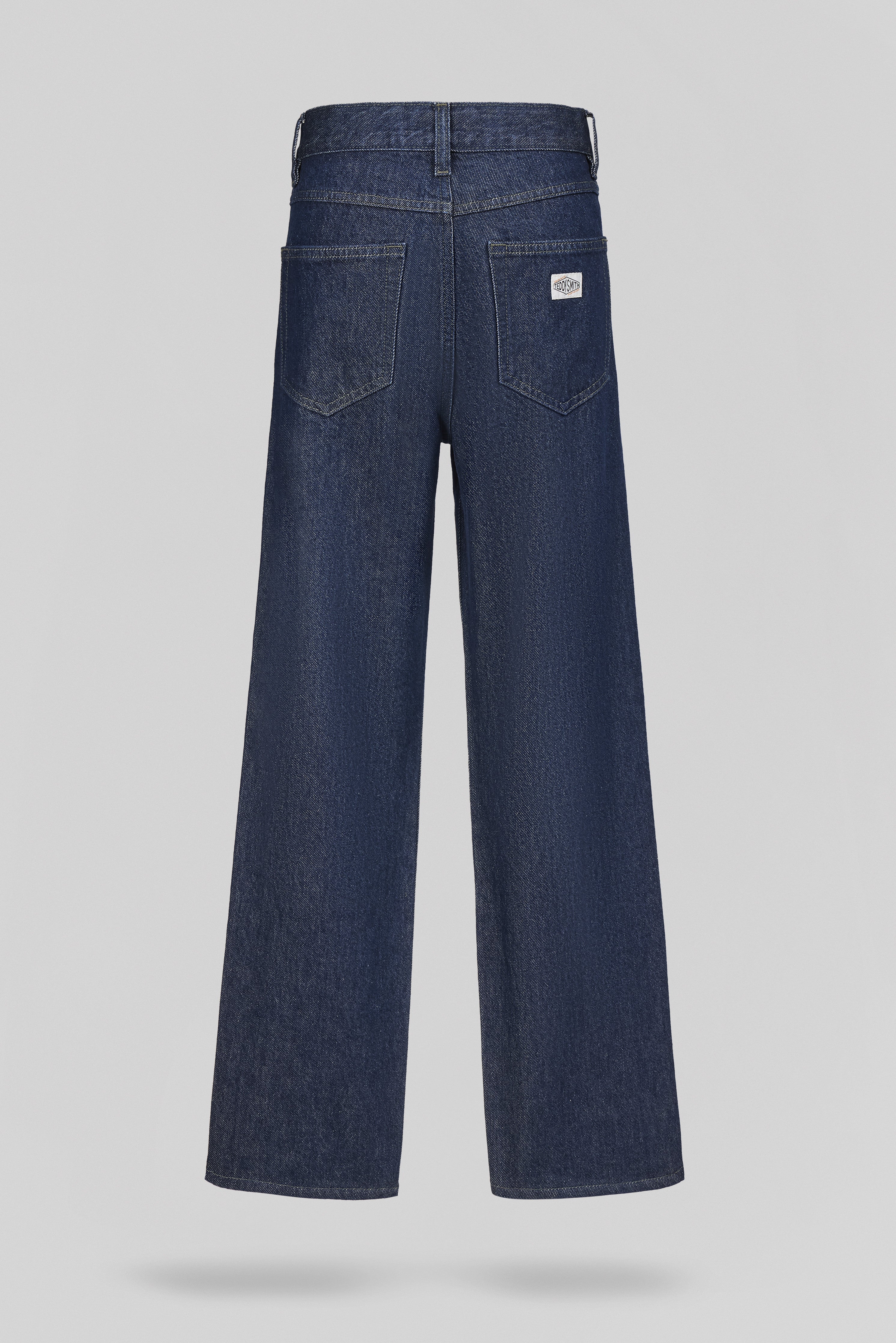 Teddy Smith Memphis Straigh jean dark blue garçon coton