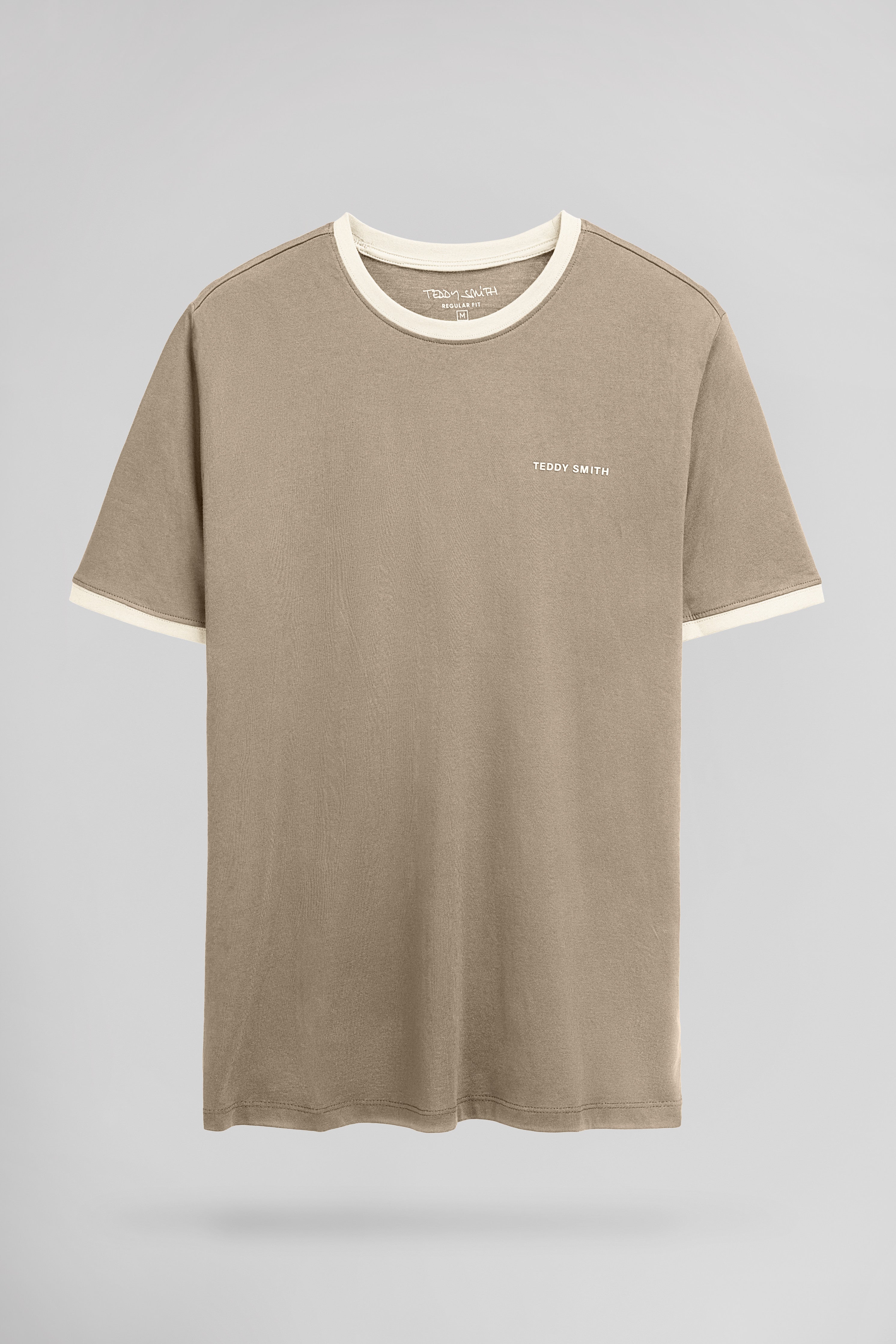 Teddy Smith The-Tee 2 R MC t-shirt wolf beige homme