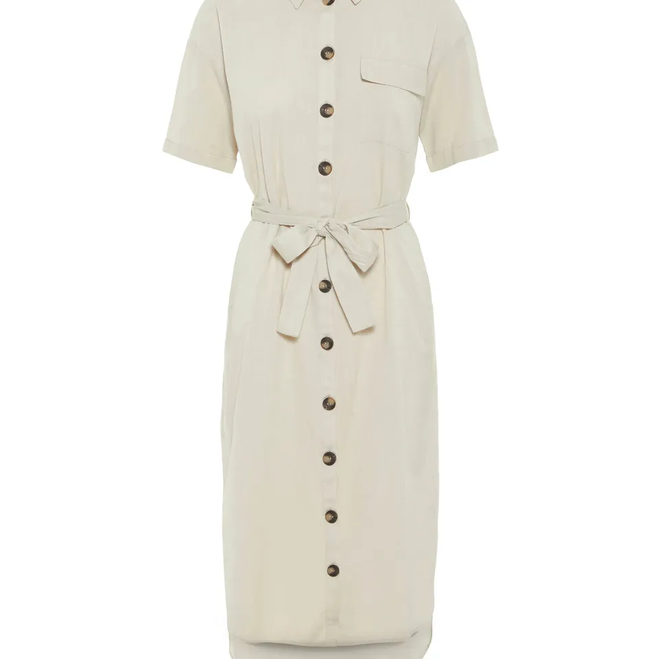 Noisy May robe-chemise longue à ceinture 110 cm