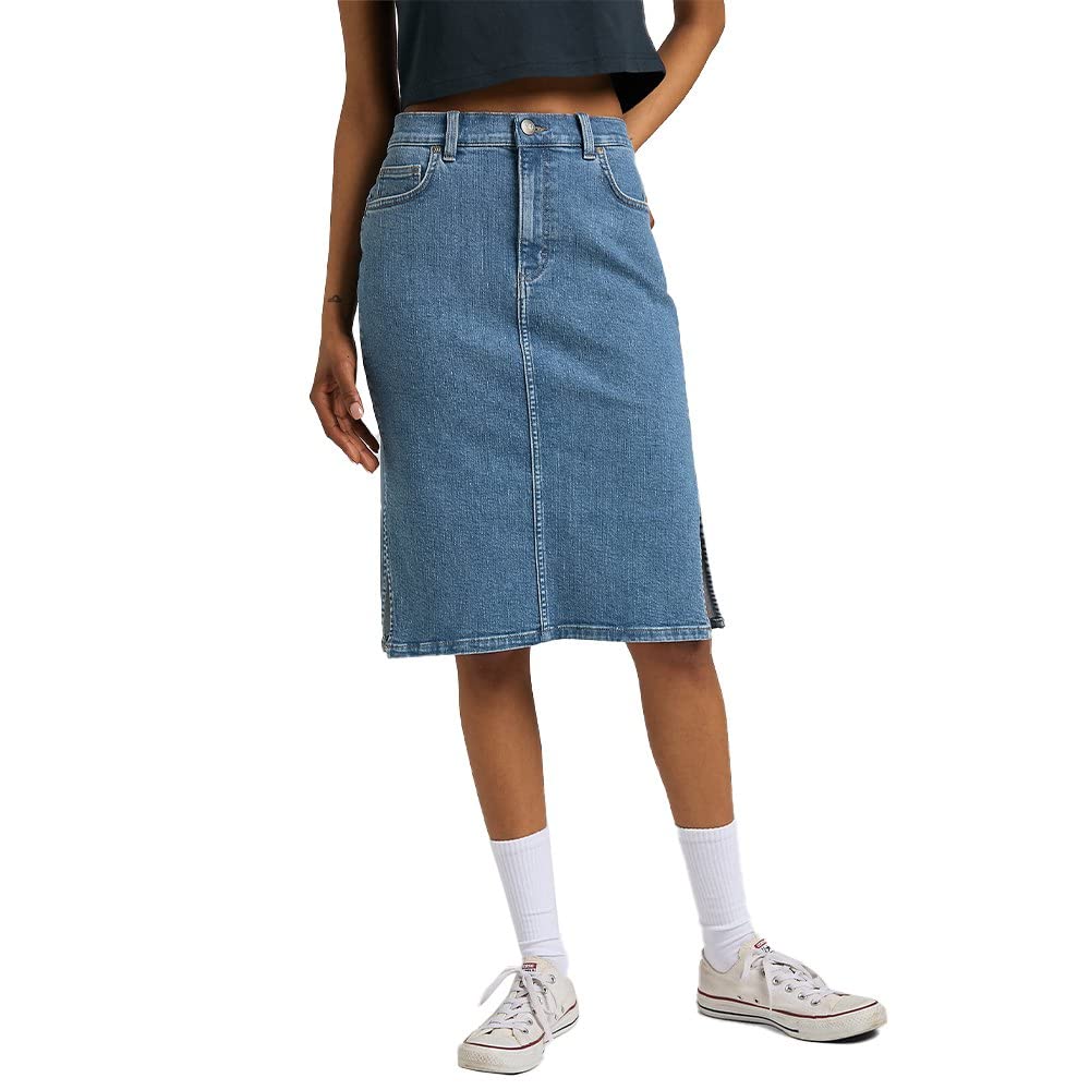 Lee Siena jupe crayon femme encre coupe droite
