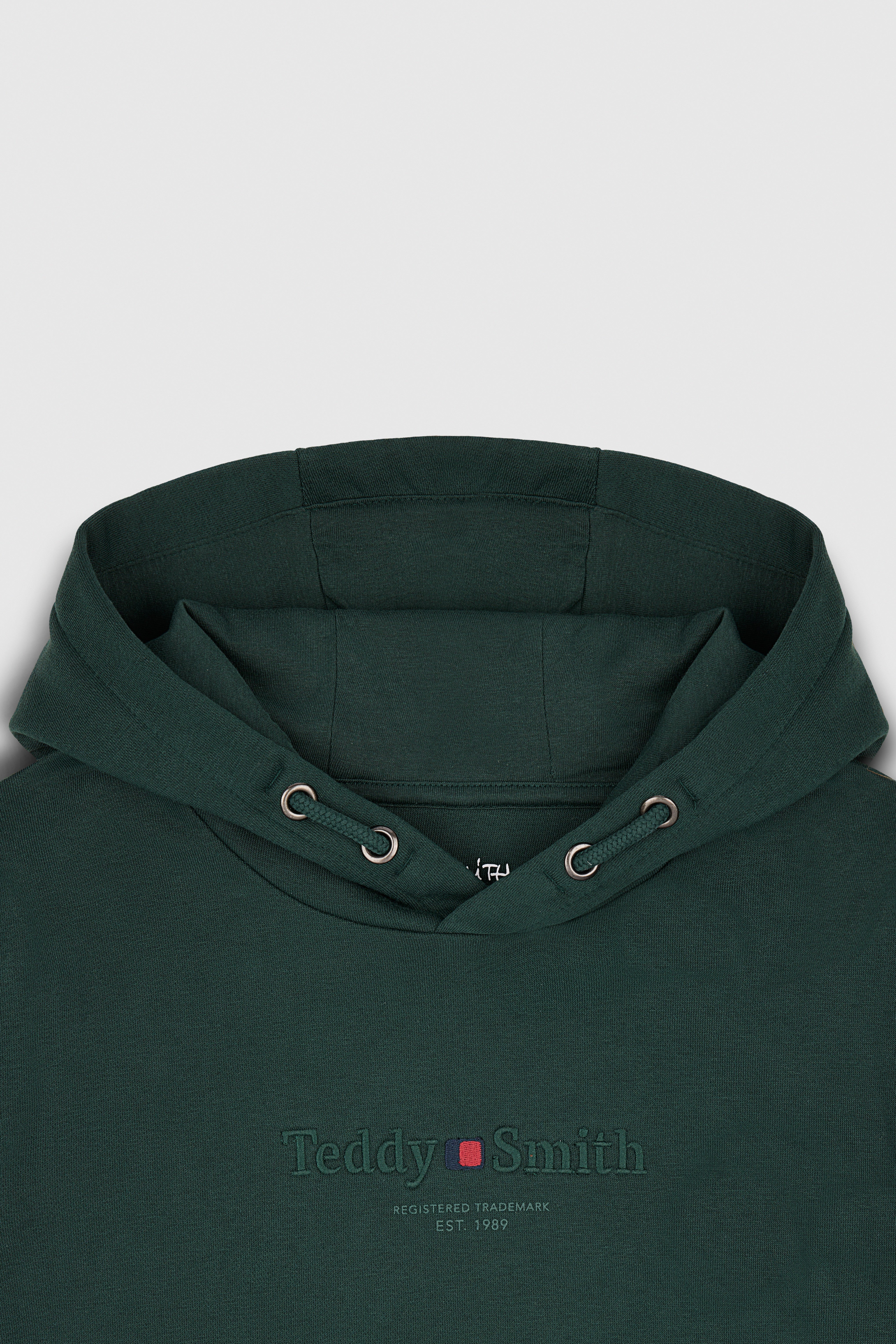 Teddy Smith S-Jim Hoody JR sweat capuche vert scarabe garcon