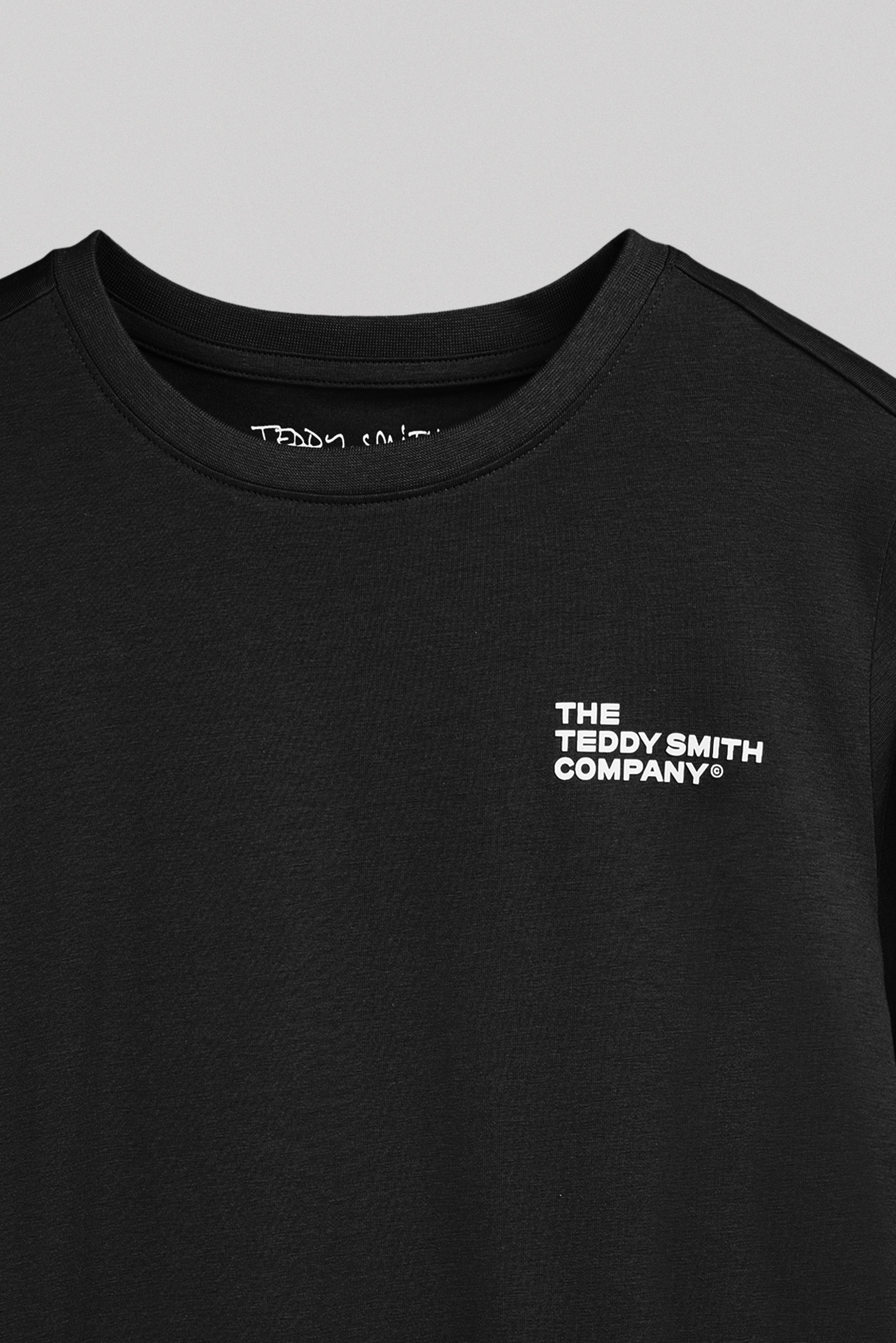 Teddy Smith T-Company ML JR t-shirt noir garçon
