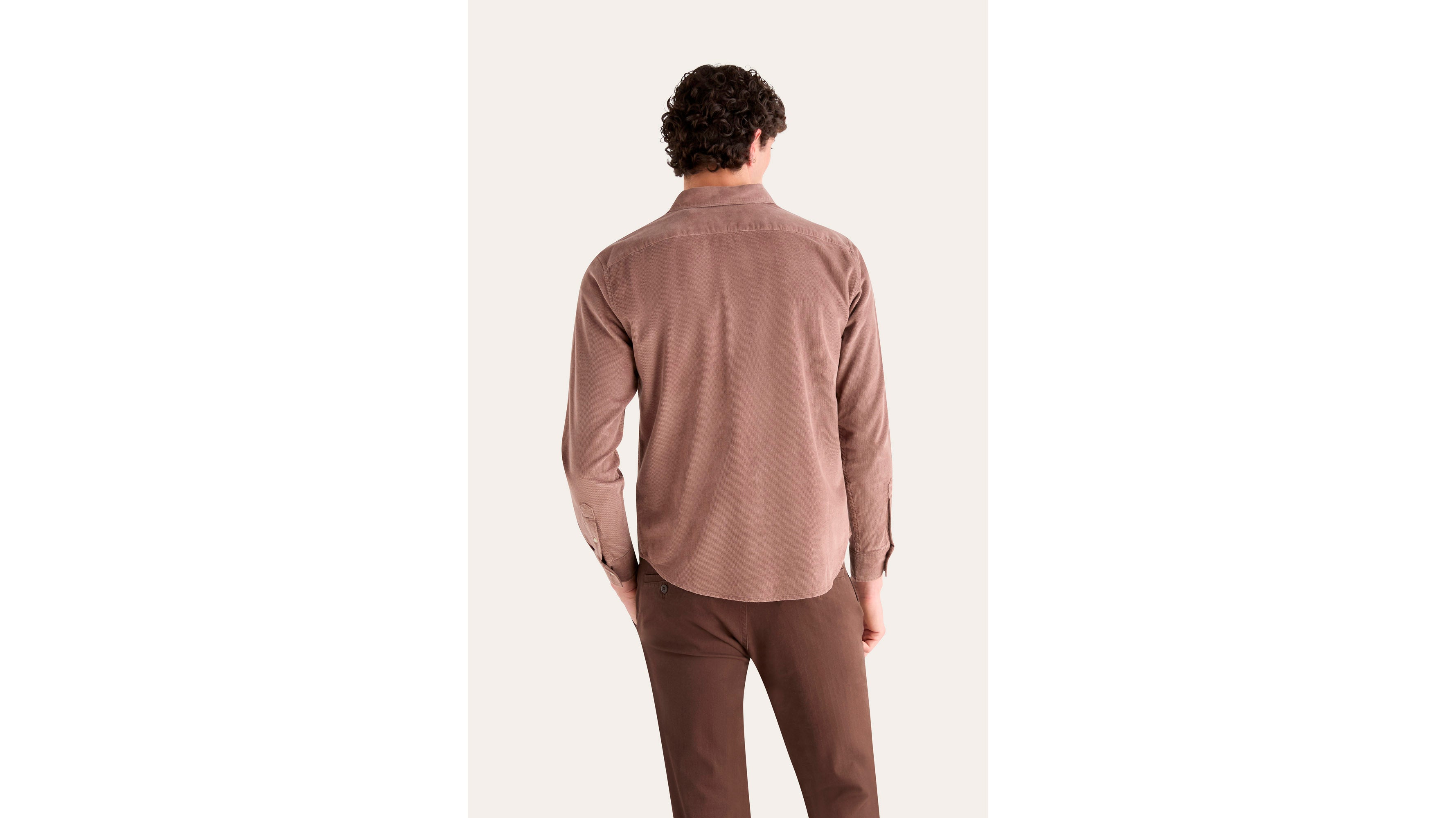 Dockers Ultimate chemise regular marron courte
