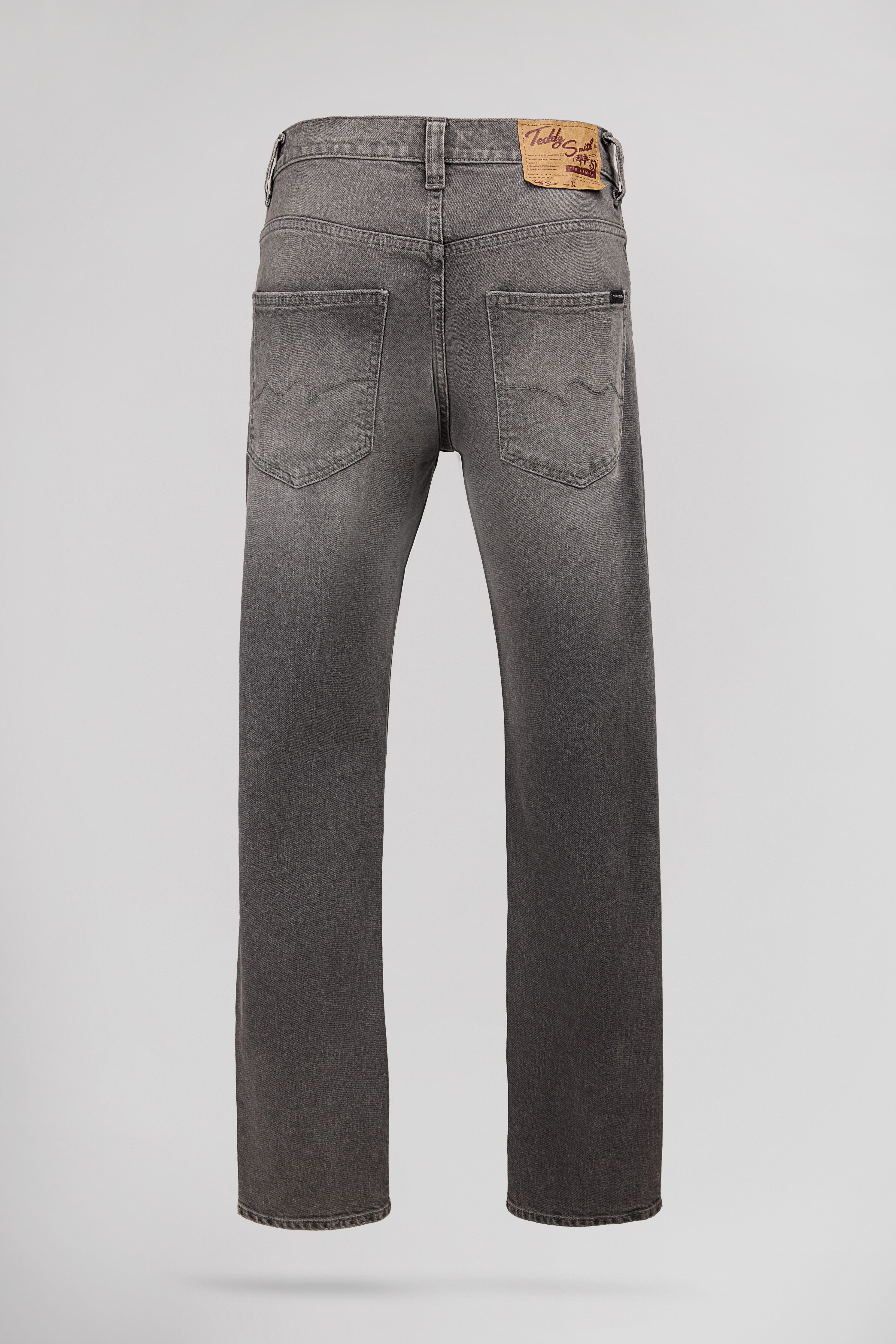 Teddy Smith REG L32 Jean droit homme gris