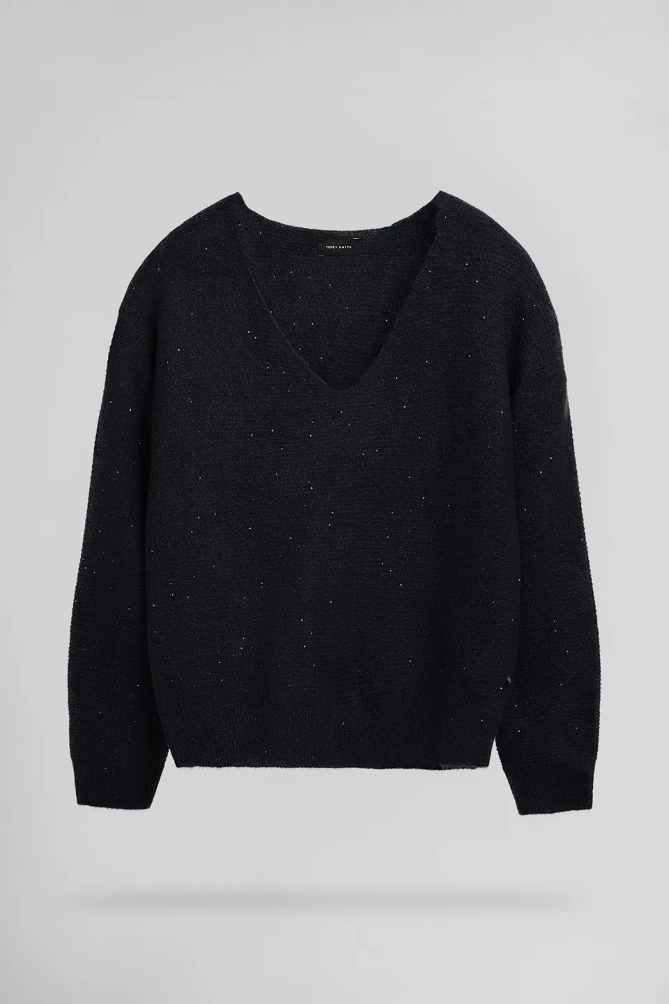 Teddy Smith P-Rachel pull femme navy col V