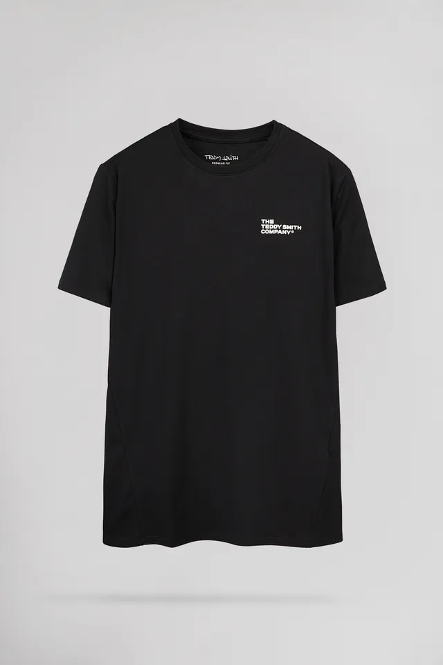 Teddy Smith T-Company MC t-shirt Noir coton stretch