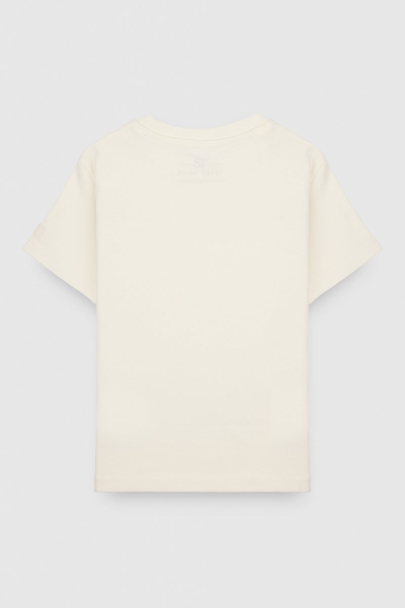 Teddy Smith T-Ribou MC JR t-shirt fille middle white ajusté
