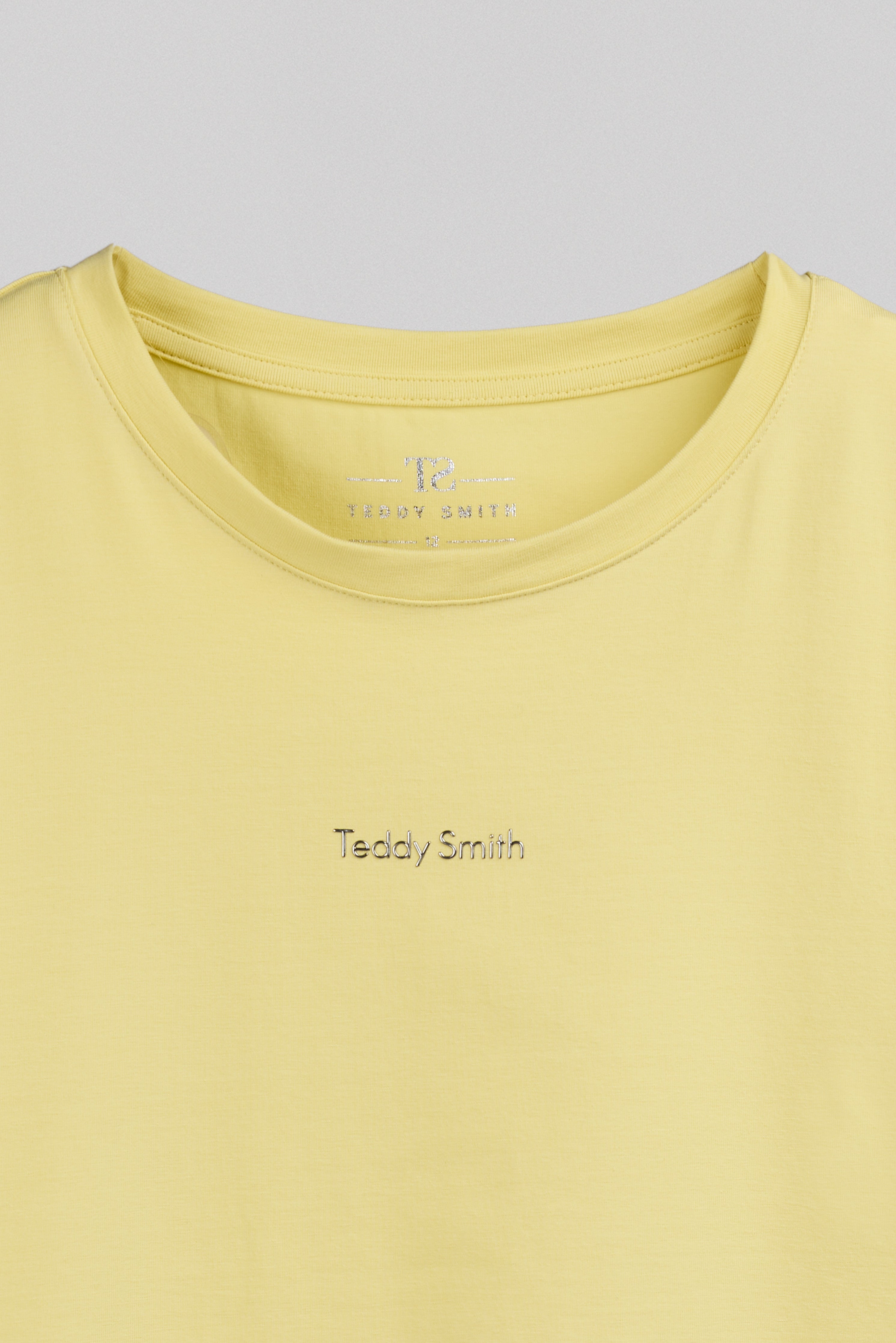 Teddy Smith T-Ribelle MC t-shirt jaune citron