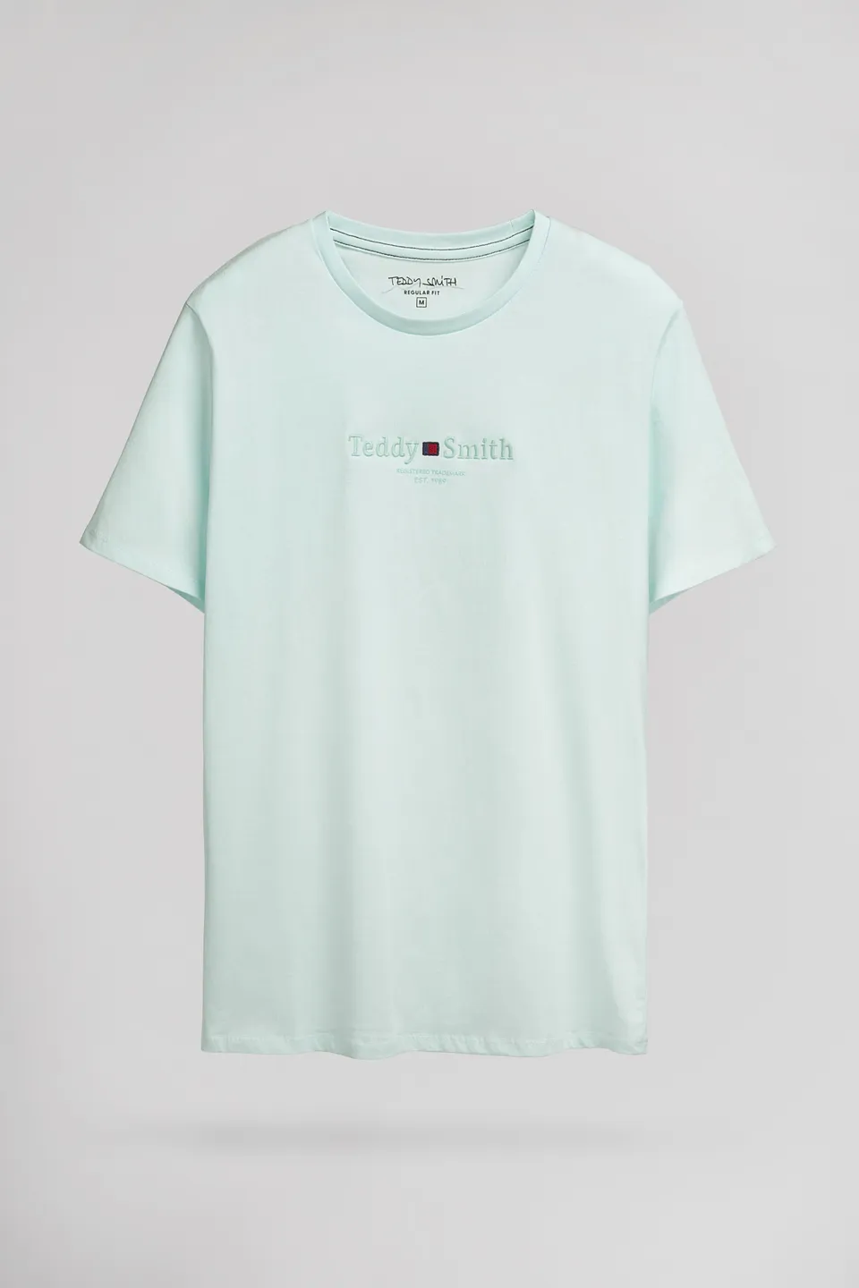 Teddy Smith T-Jim MC t-shirt col rond bleach menthol