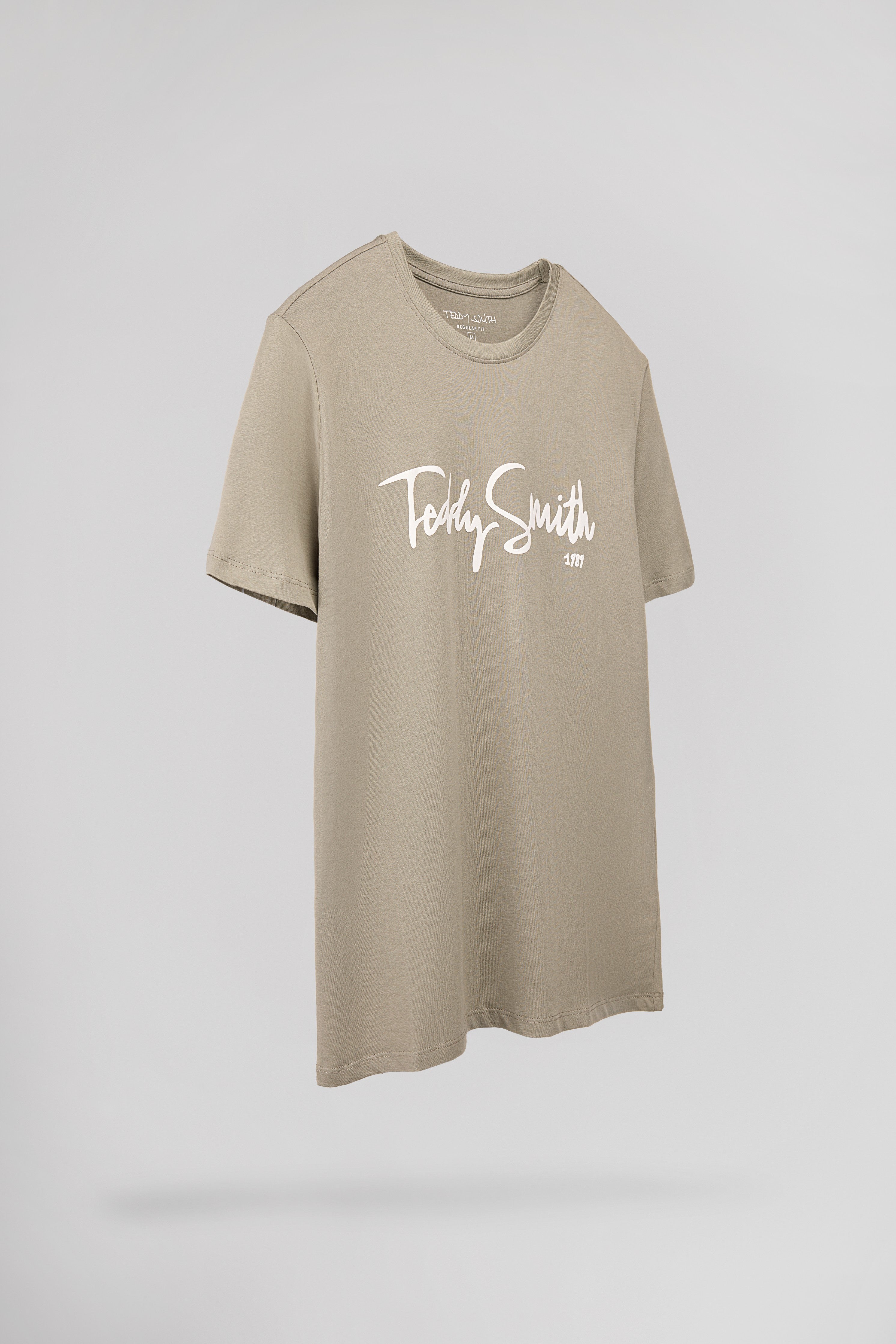 Teddy Smith T-Evry t-shirt classique Bleach Kaki taille S