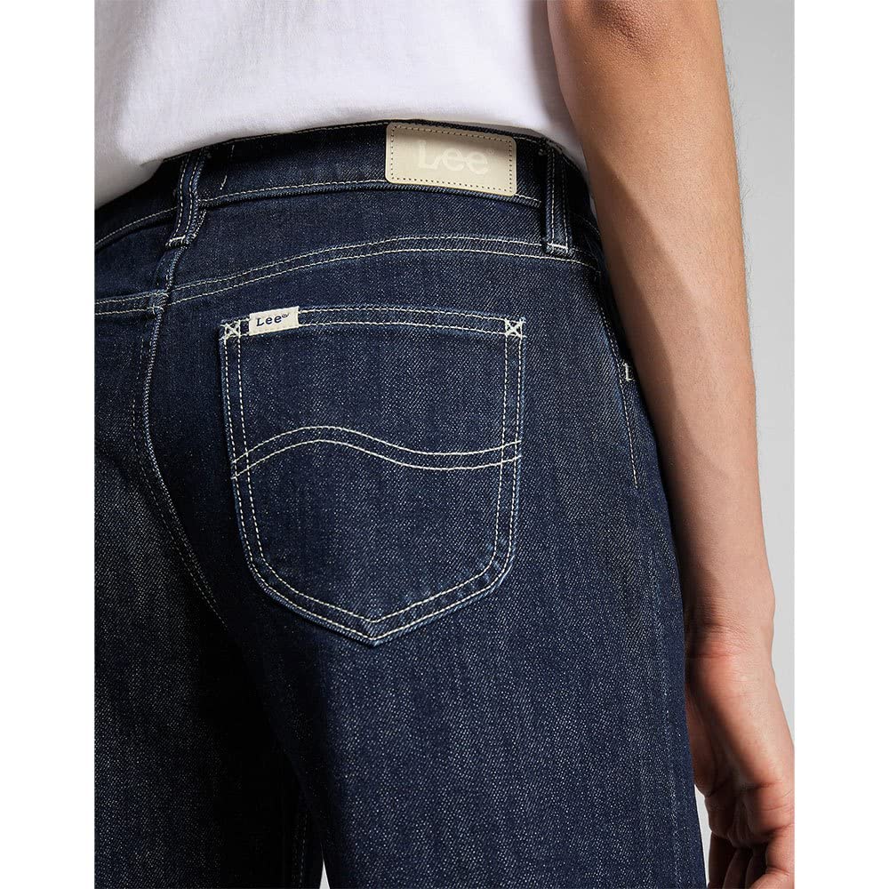 Lee Jane Cuffed jean boyfriend femme rétro clair