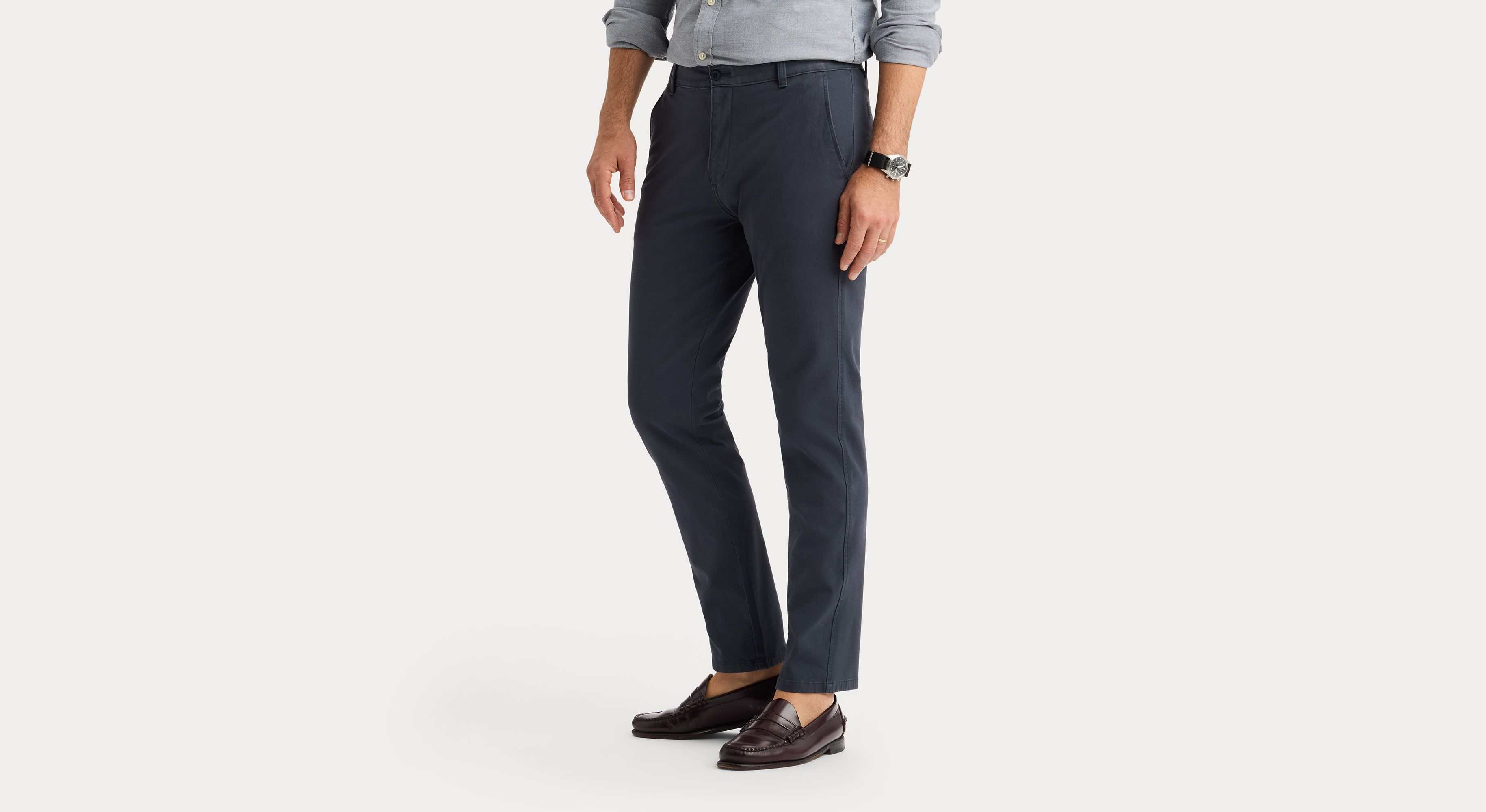 Dockers Ultimate Slim Fit chino bleu stretch bureau