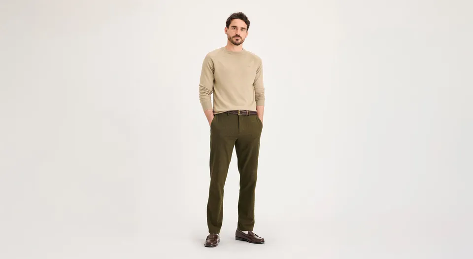 Dockers Crafted Khaki Slim Fit chino vert hammond hiver