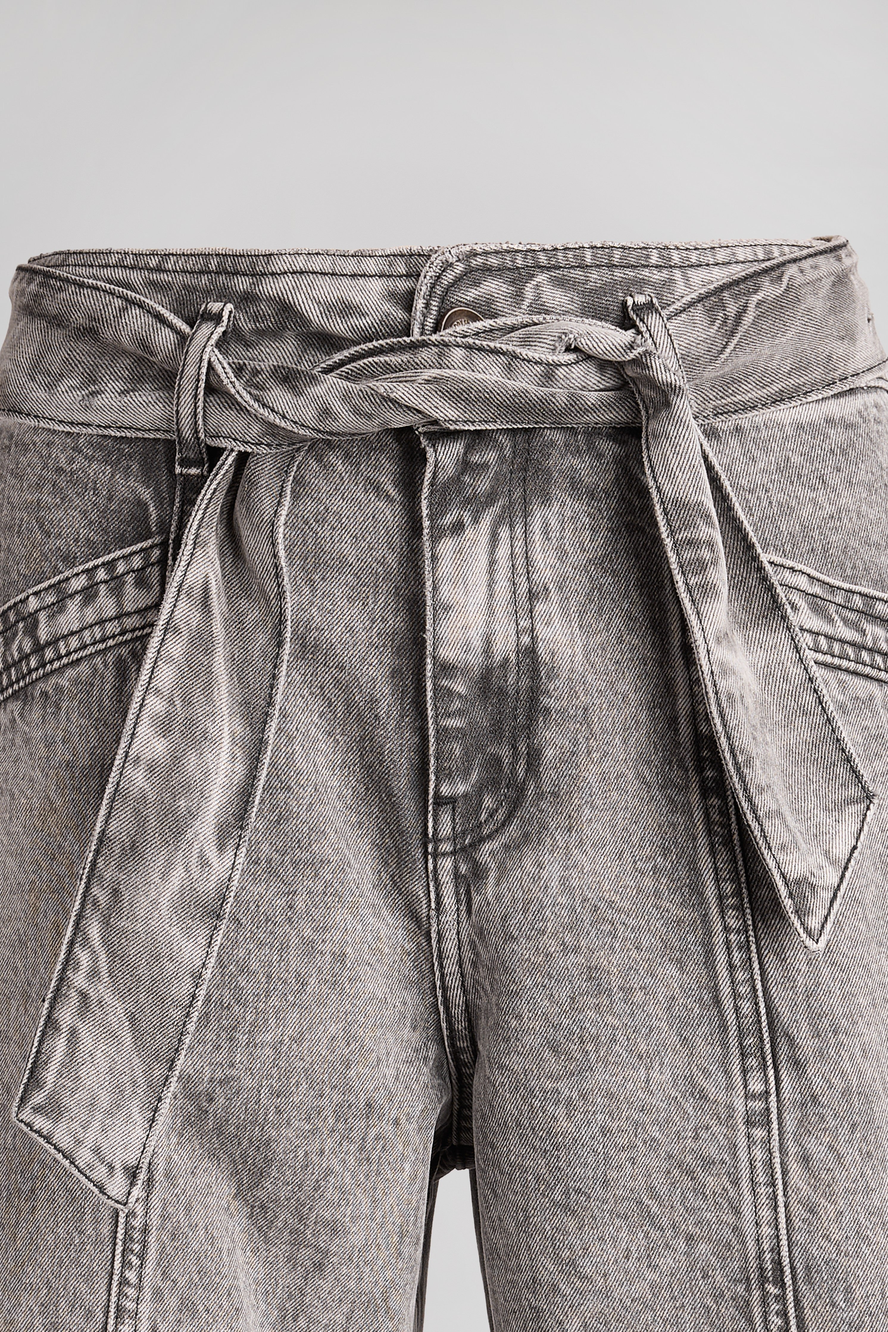 Teddy Smith P-Ginette Denim Grey jean mom taille haute coton